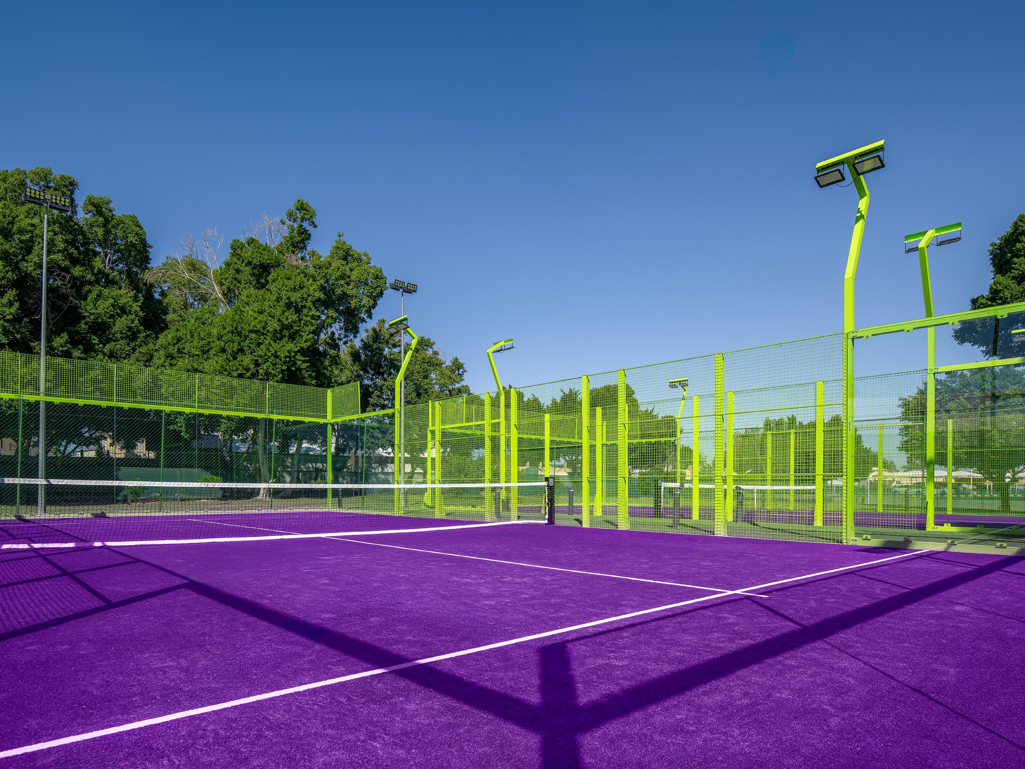 Enjoy the padel court, where fun and sport come together