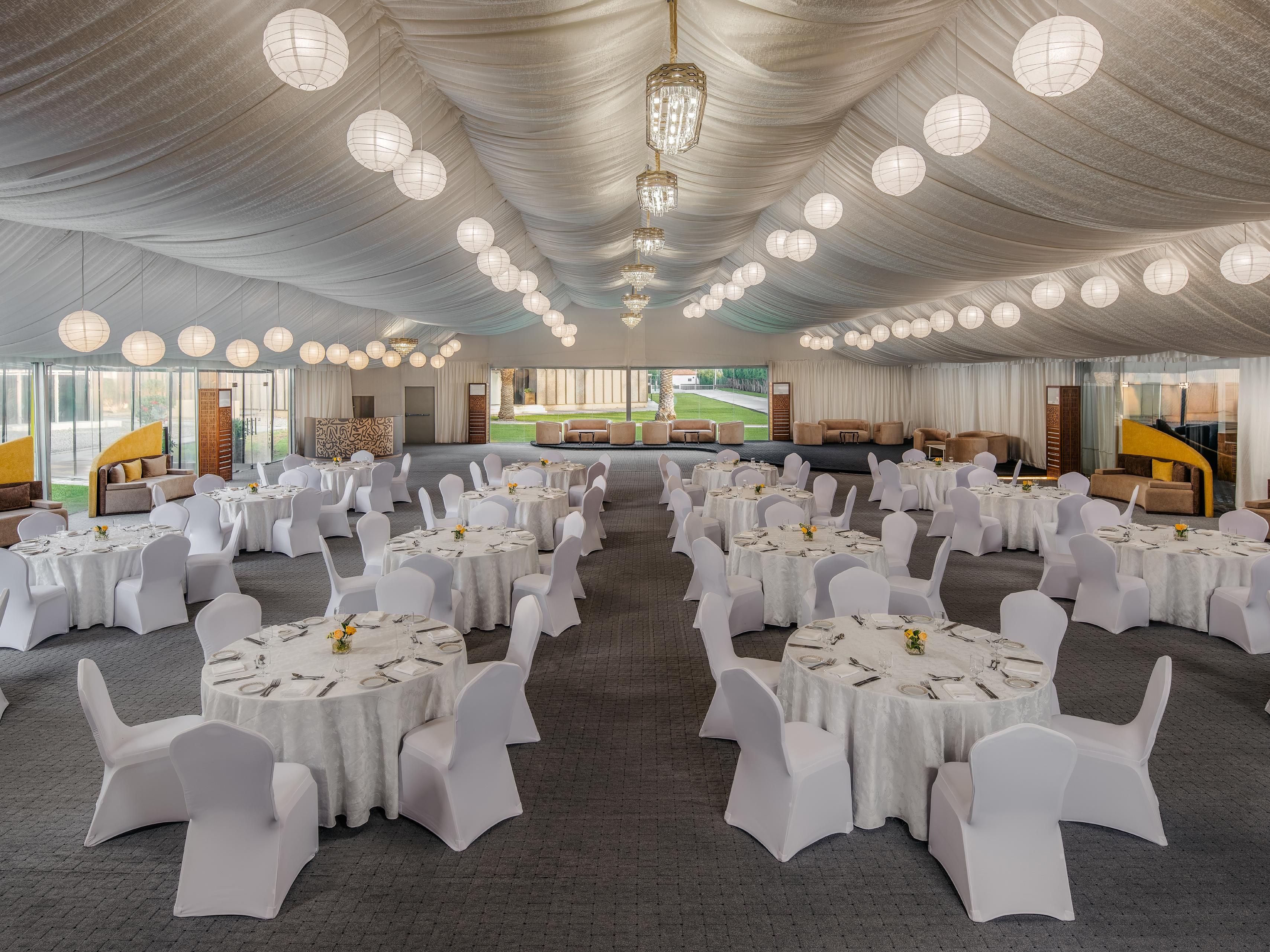 Create unforgettable moments in our elegant and spacious ballroom
