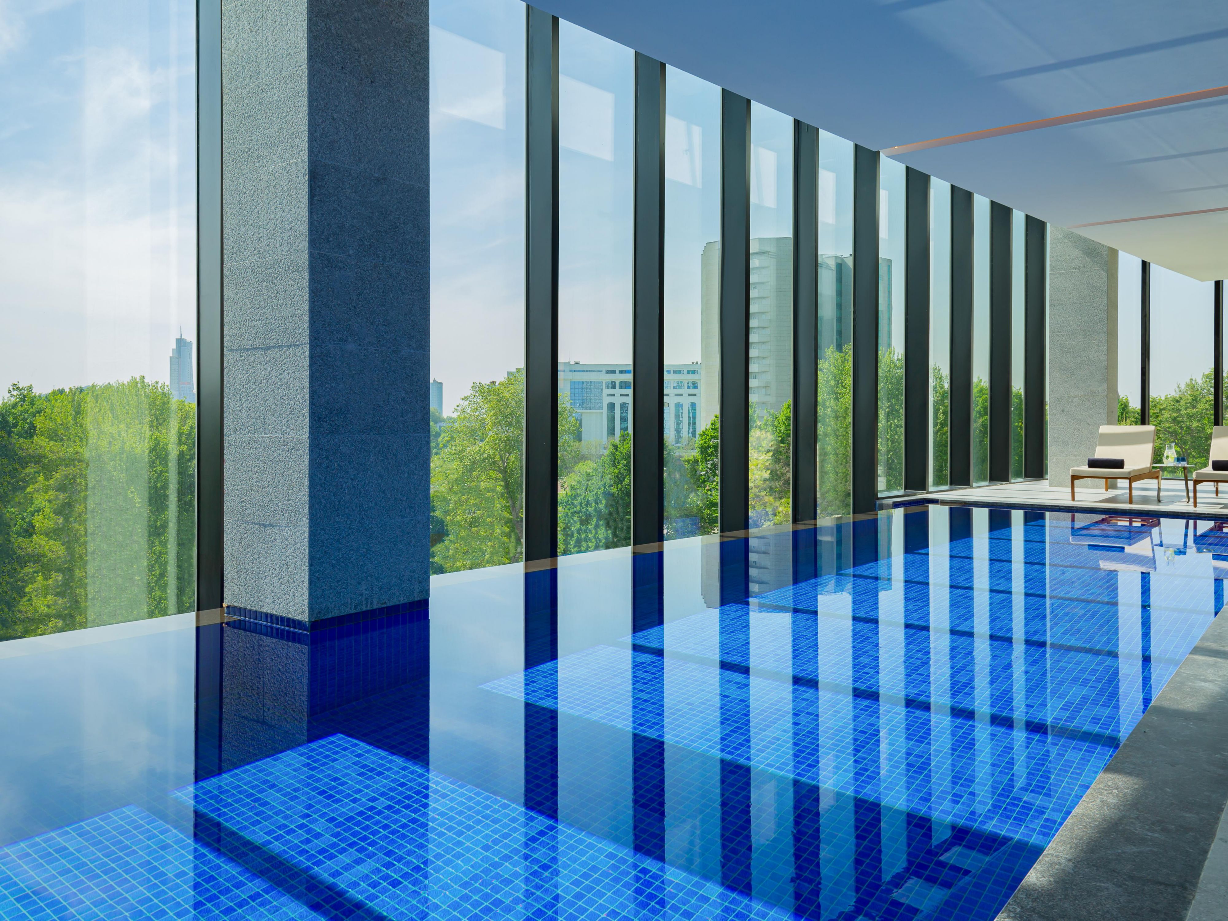 Enjoy a gorgeous view from the infinity pool.
