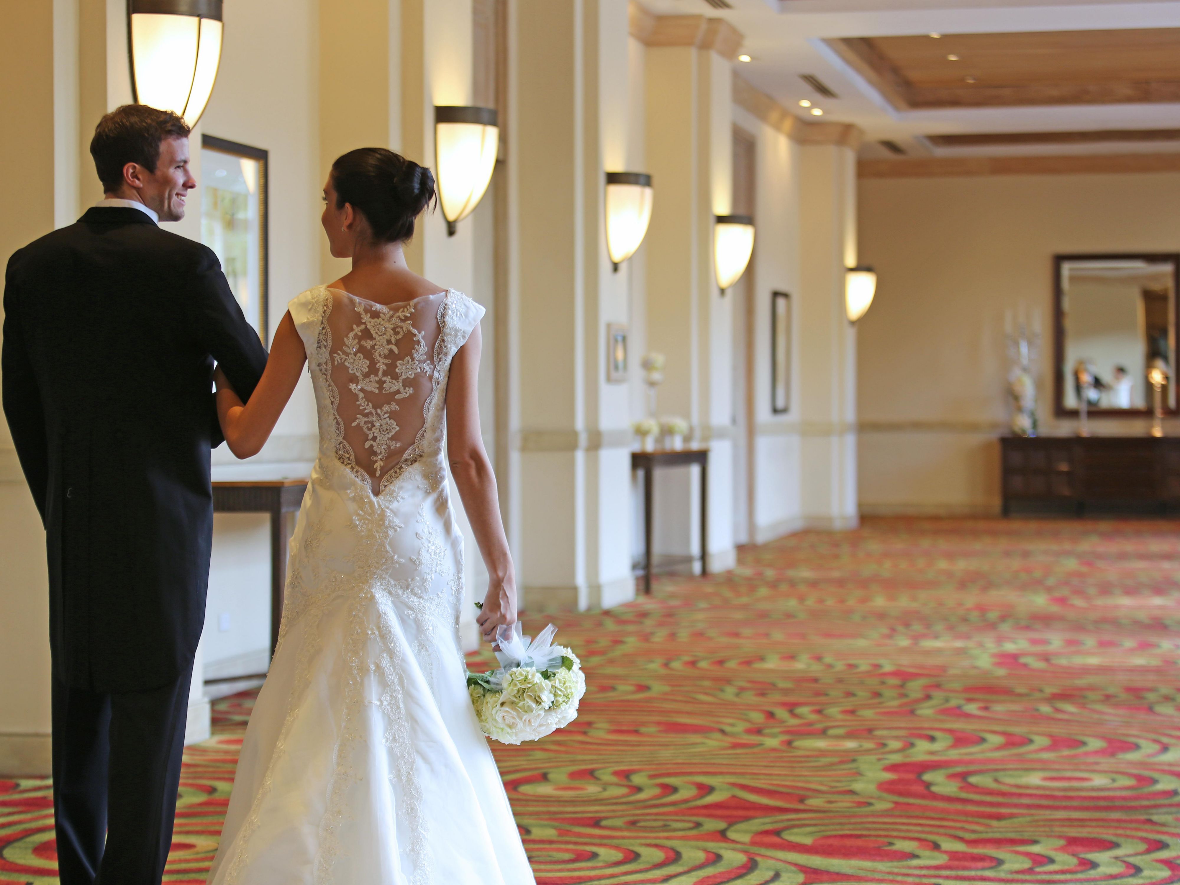 Our ballroom is the perfect venue for your wedding.