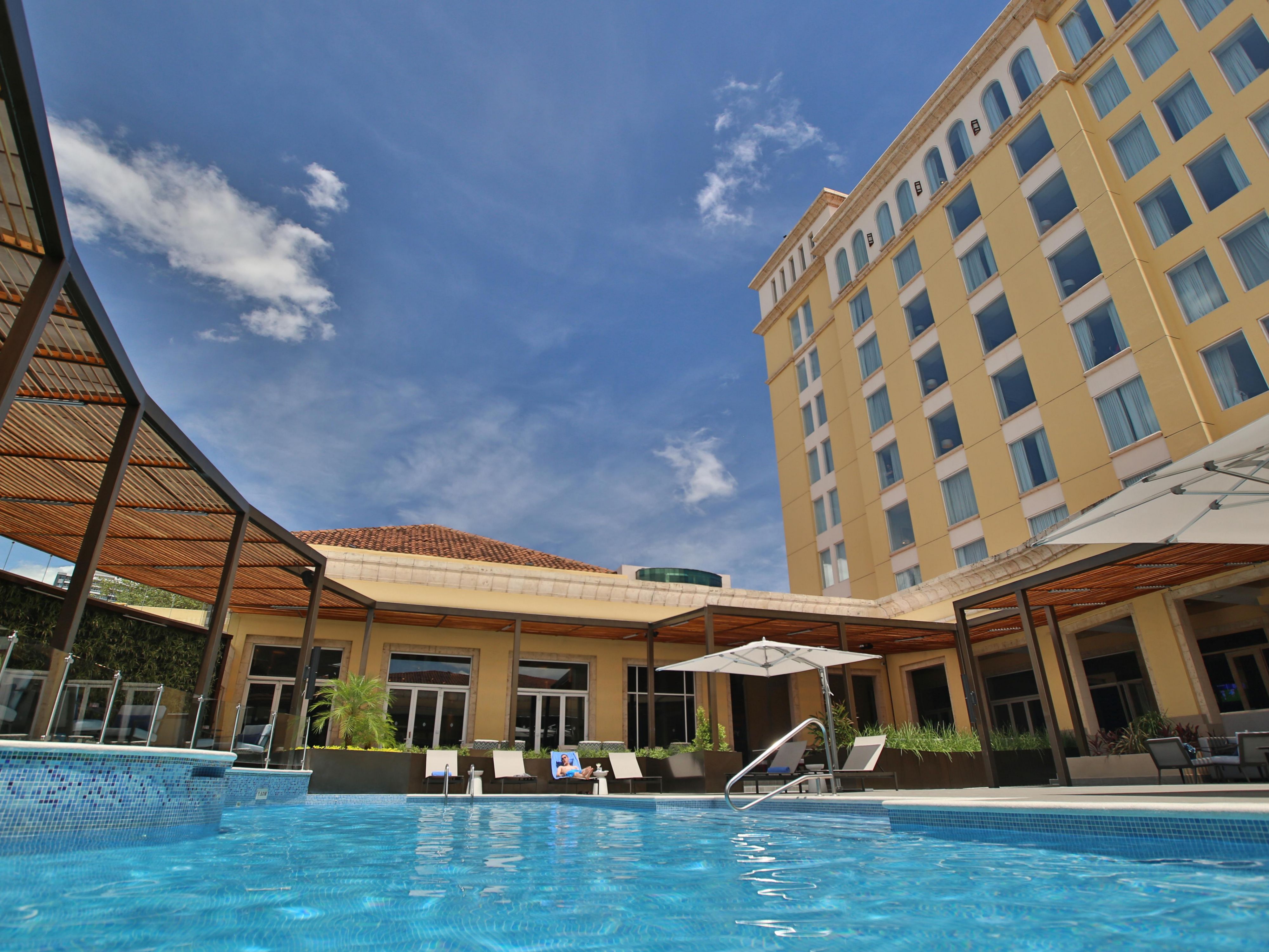 Our swimming pool is a perfect retreat for health and wellness.