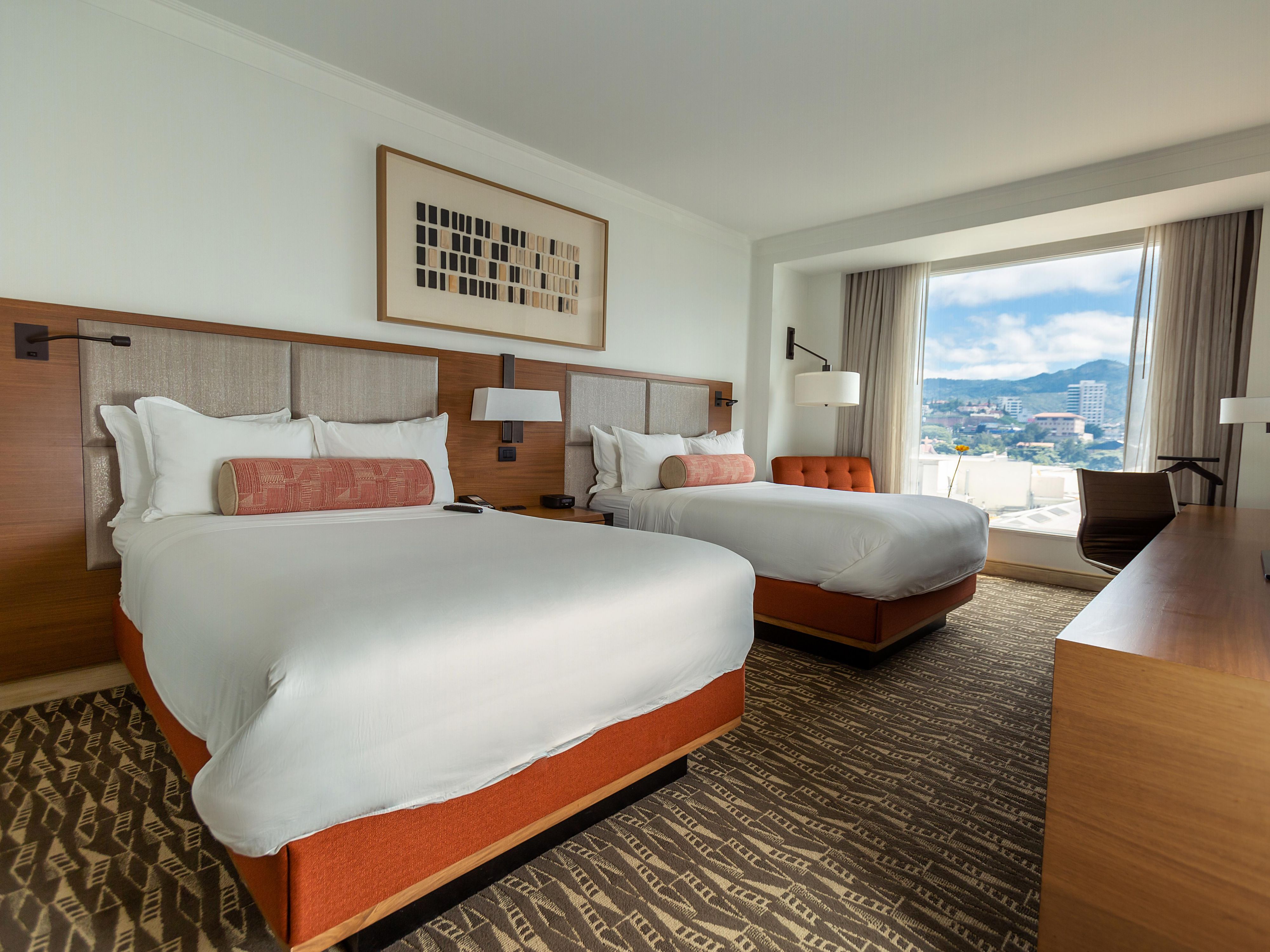 Enjoy the amenities in our comfortable guest rooms.