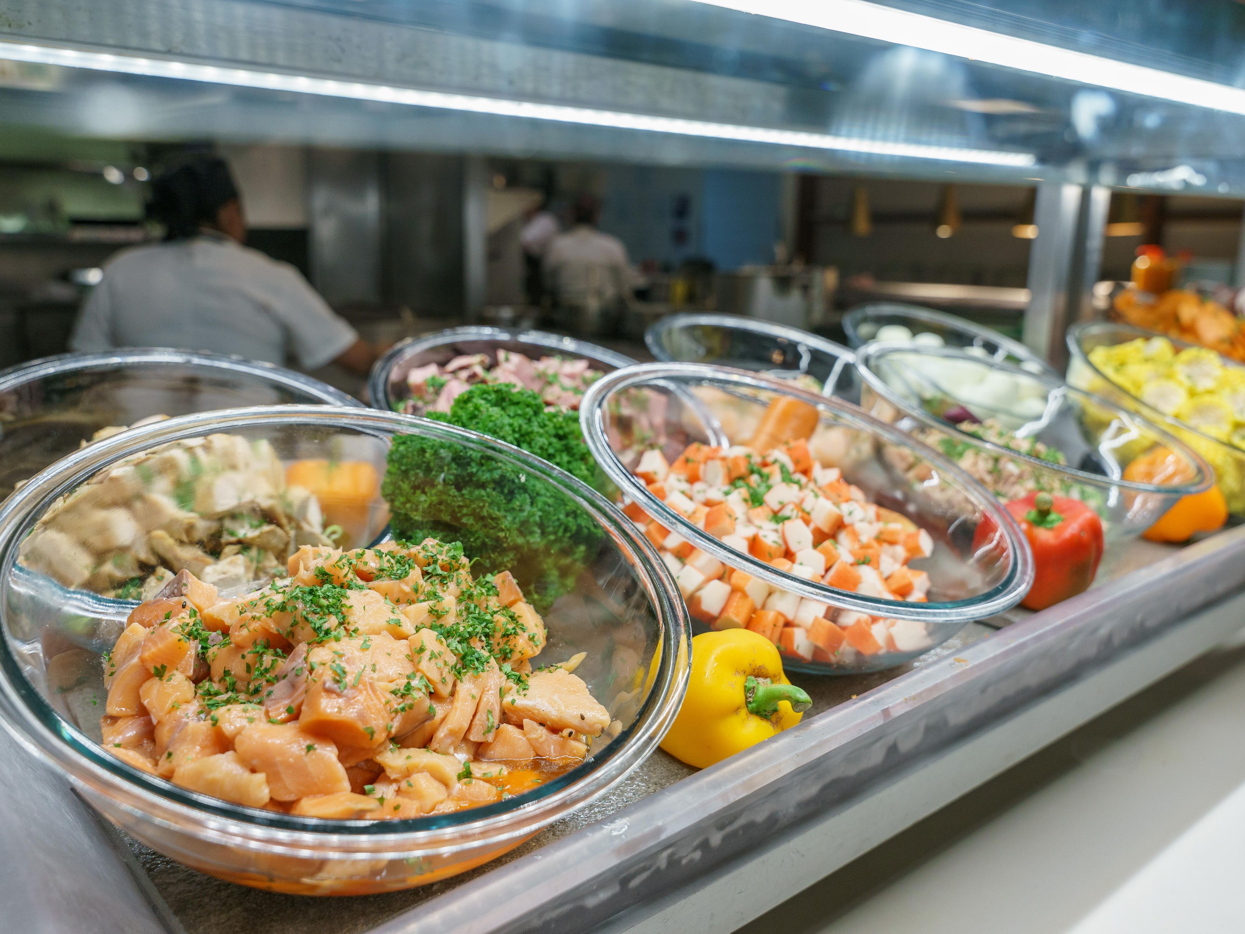 Indulge in our protein-packed salads.