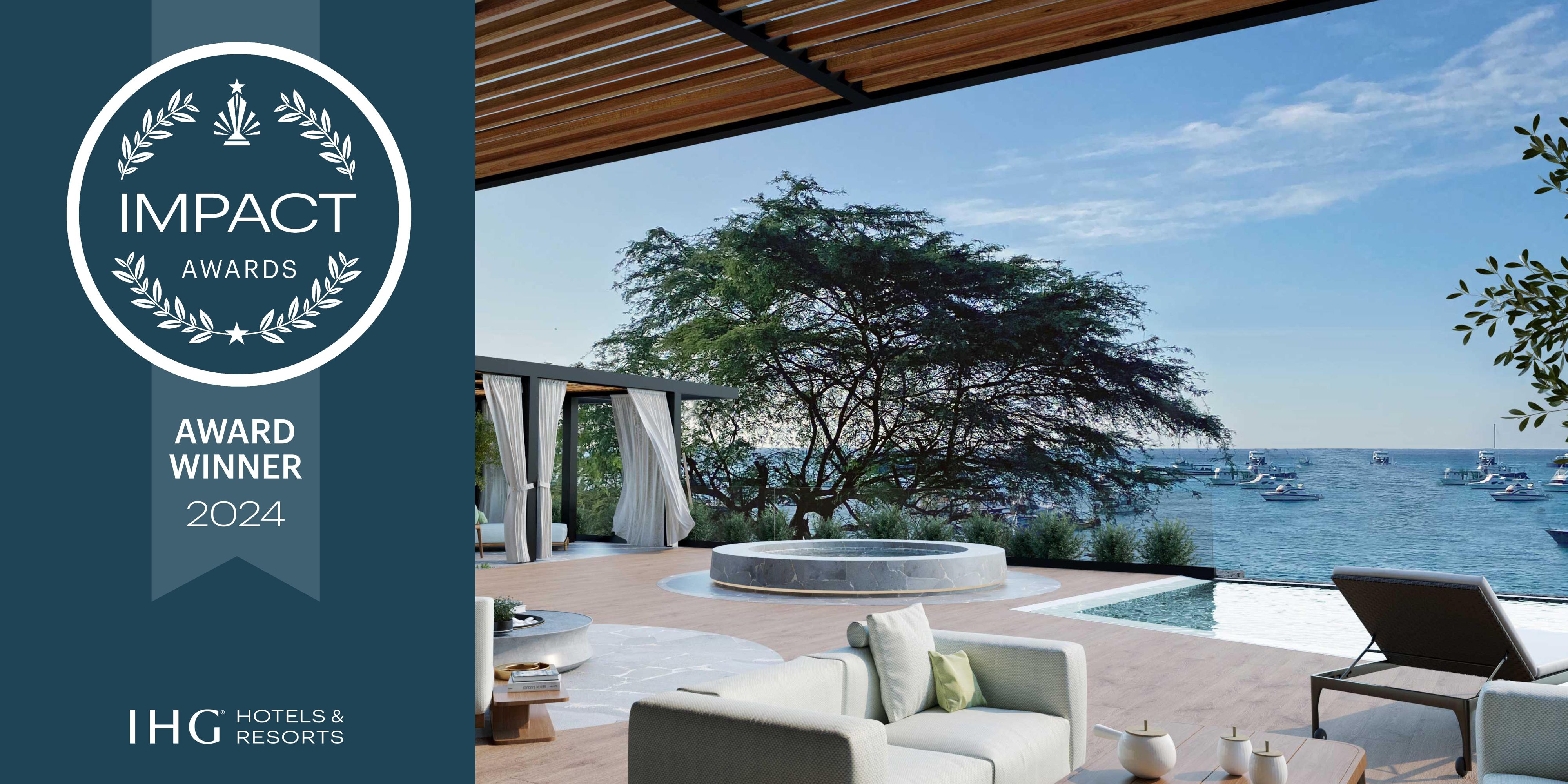 Here at the InterContinental David Tel Aviv we are delighted to receive an Impact Award for our achievements in 2024. We are proud to provide True Hospitality to our guests, colleagues and communities, and to be recognised by our fellow colleagues across IHG for the impact we have made.