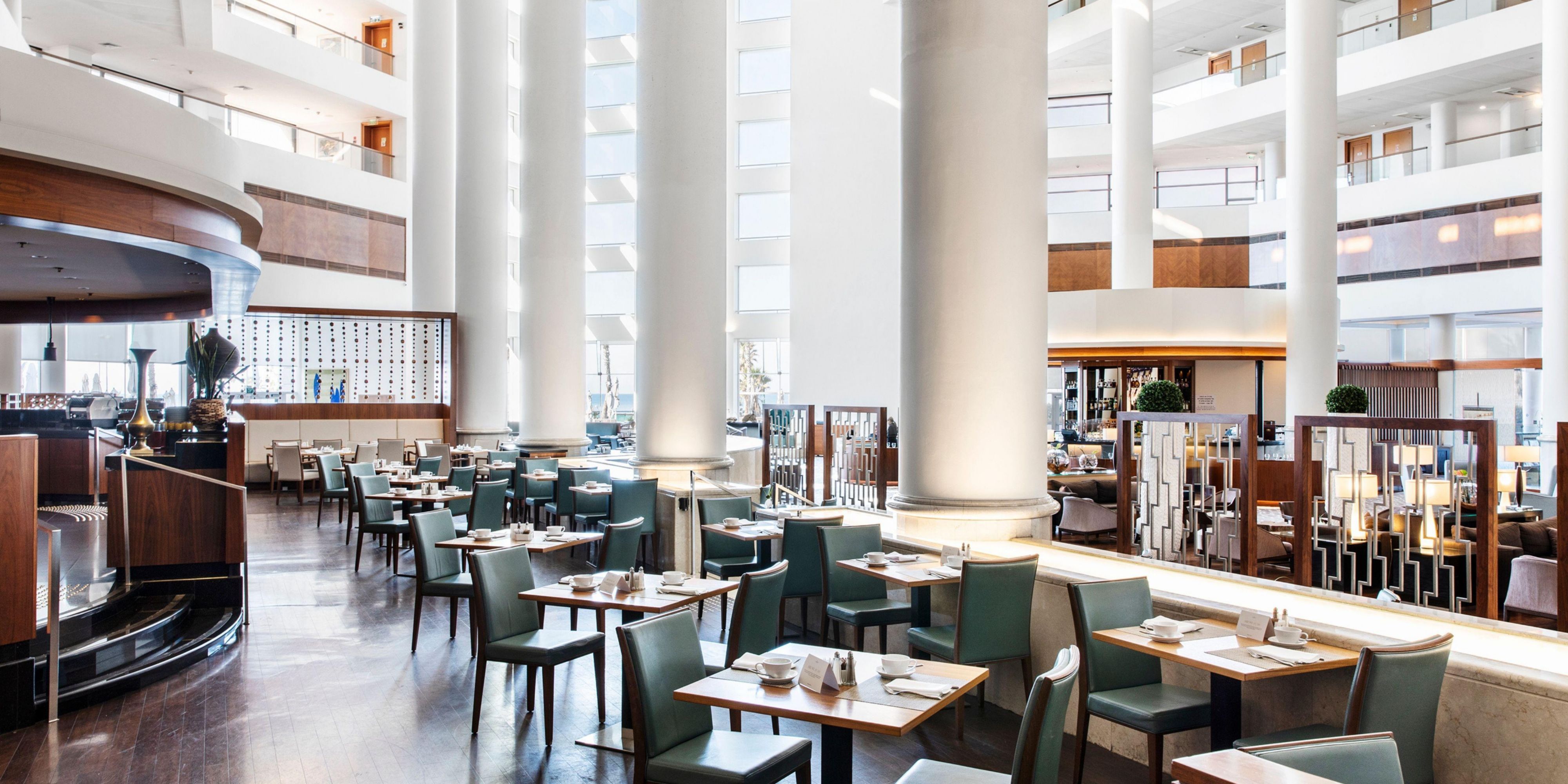 Indulge in the vibrant culinary scene of Tel Aviv at our restaurants and bar. Our chefs expertly blend Mediterranean flavors with locally sourced Israeli ingredients, creating a fusion of creativity and tradition in every dish. Experience the essence of Tel Aviv's gastronomy in every bite.