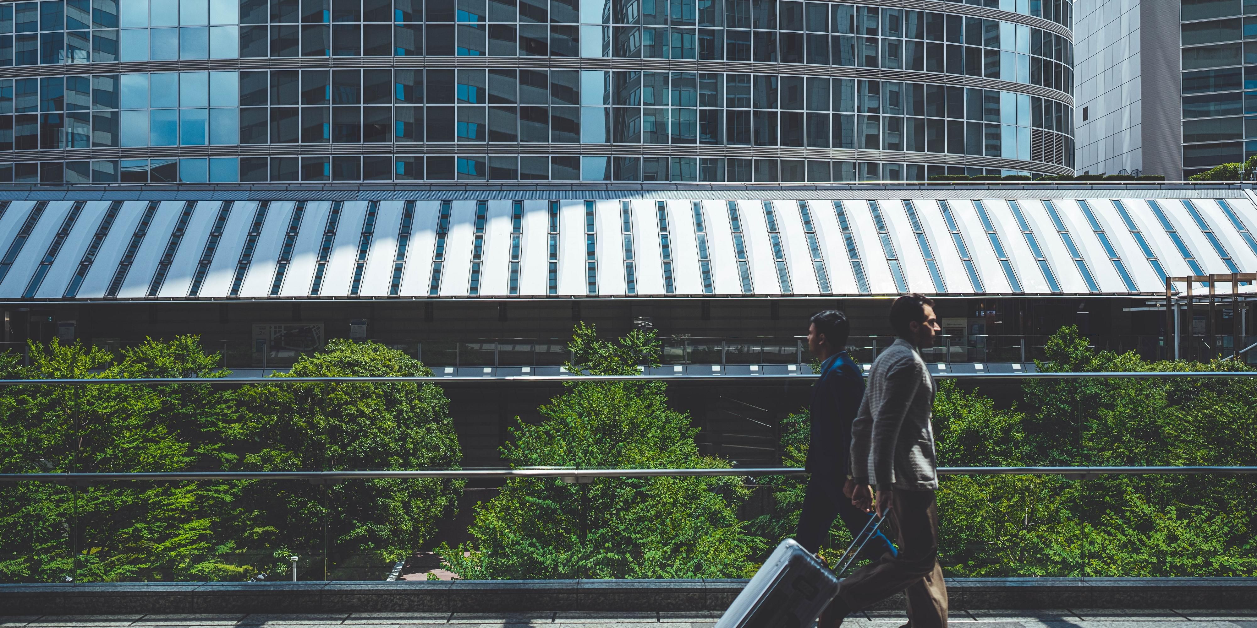 An internal walkway leads directly to Shinagawa Station