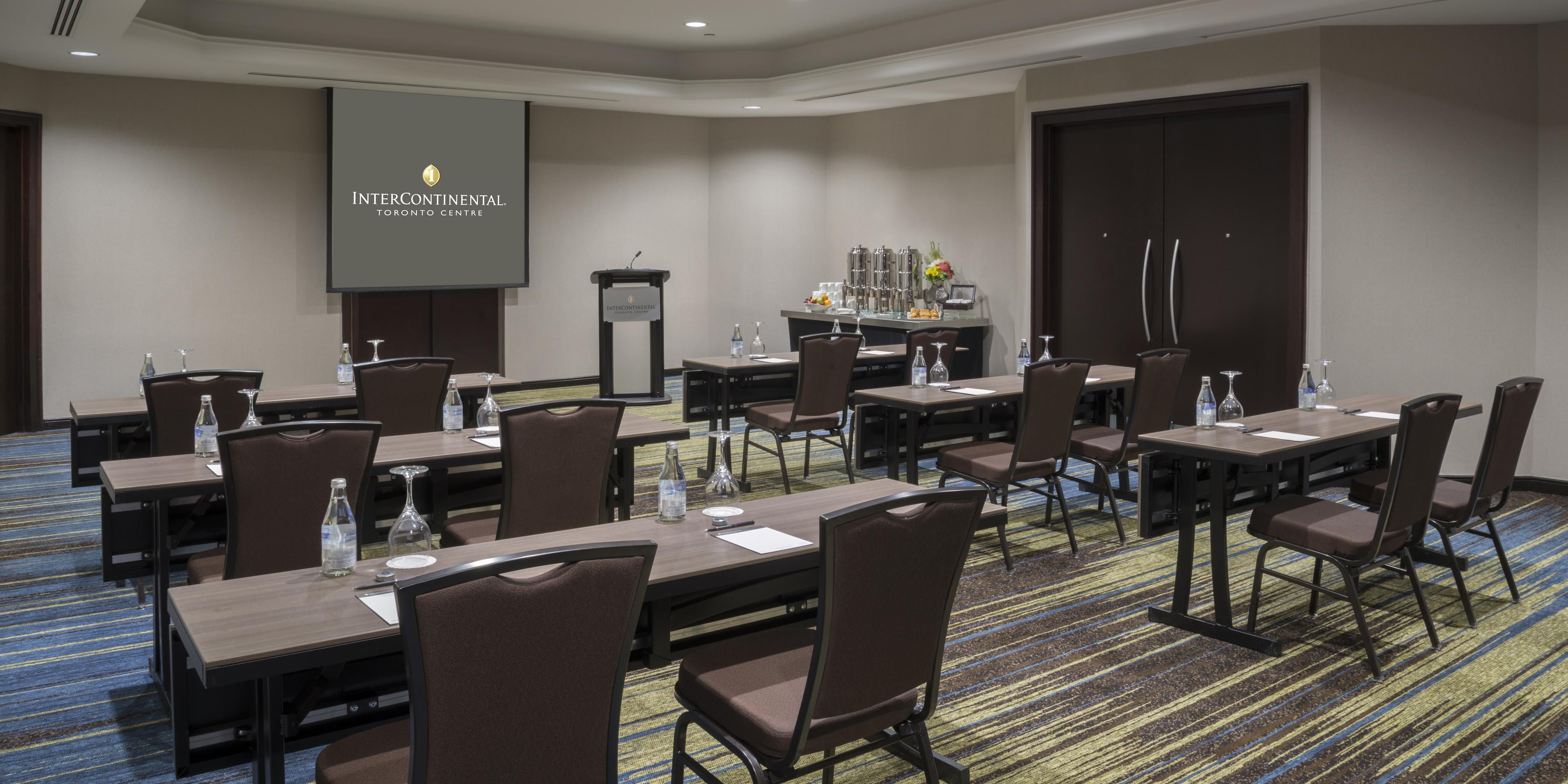 Planned by our dedicated teams with precise attention to detail, your event — whether personal or business-related — will exceed expectations. With an unrivalled location in downtown Toronto, our 18,000 square feet of versatile and luxurious space can accommodate gatherings from small meetings to conferences.