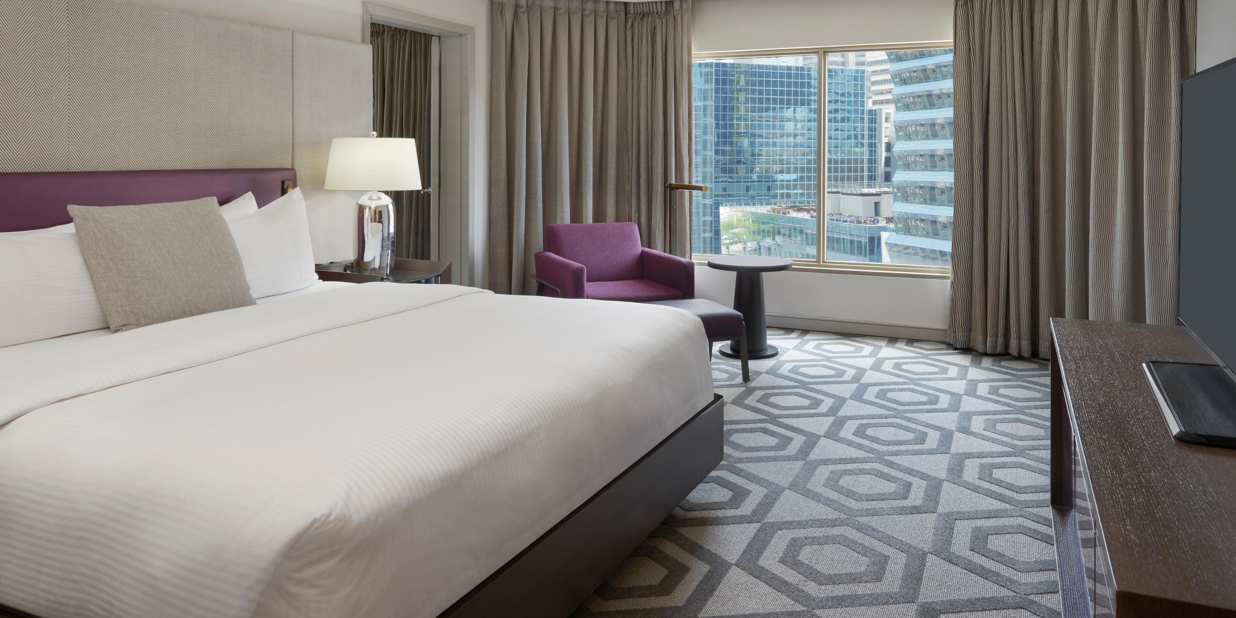 Premium King Bedroom on a Club floor at our Toronto Centre hotel
