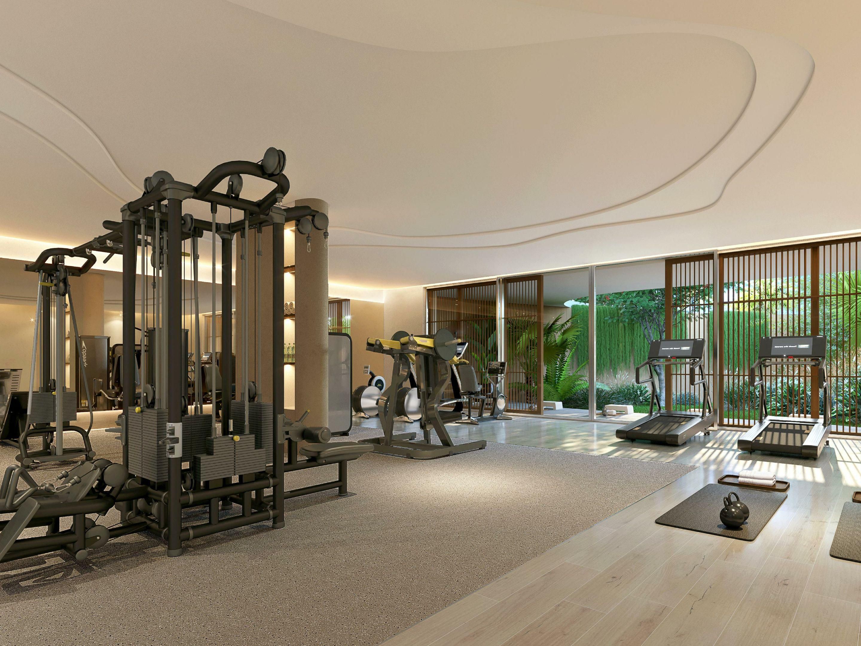 Man standing by his car in parking lot.