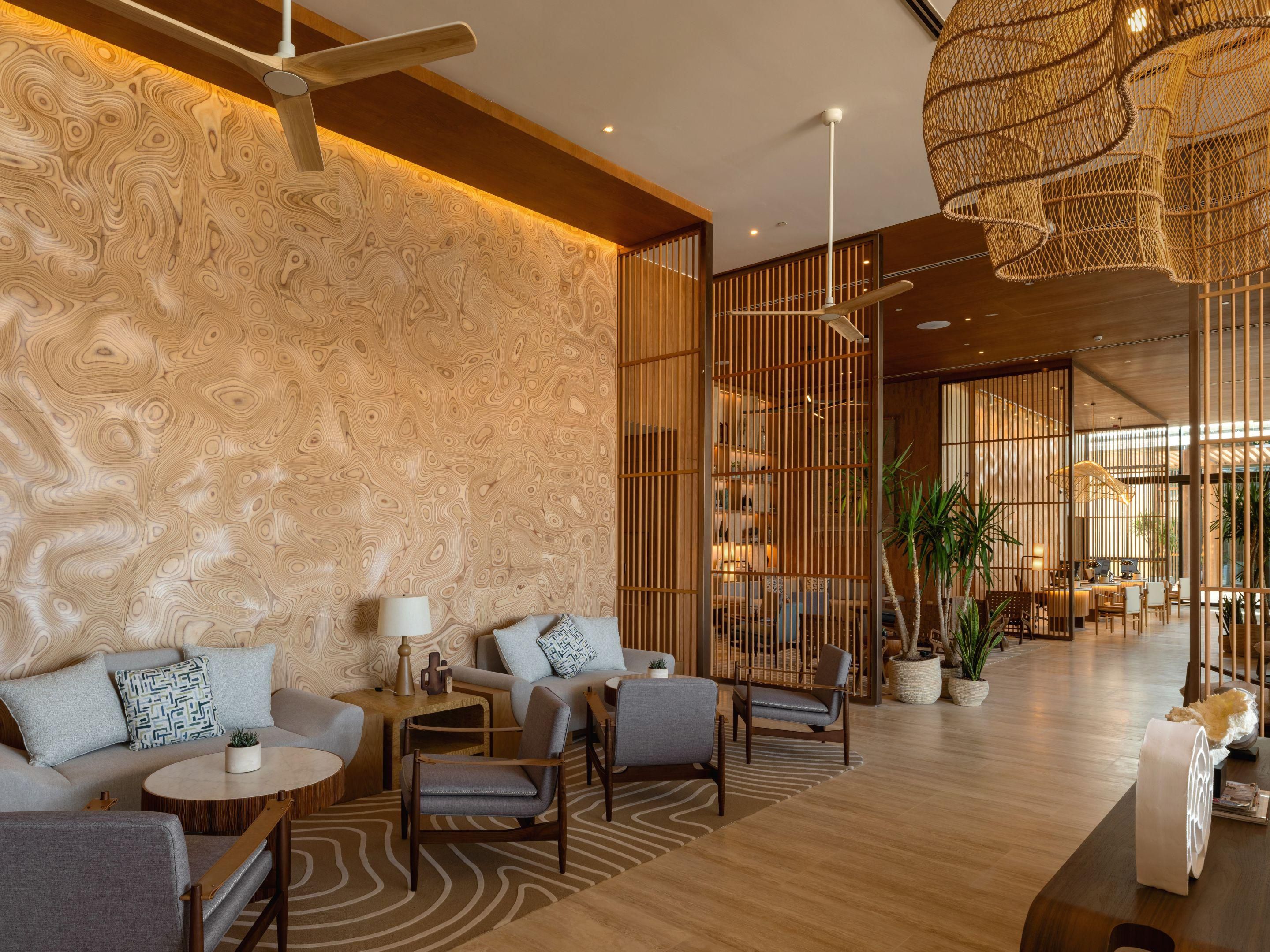 An atrium of light and space, a true sense of arrival