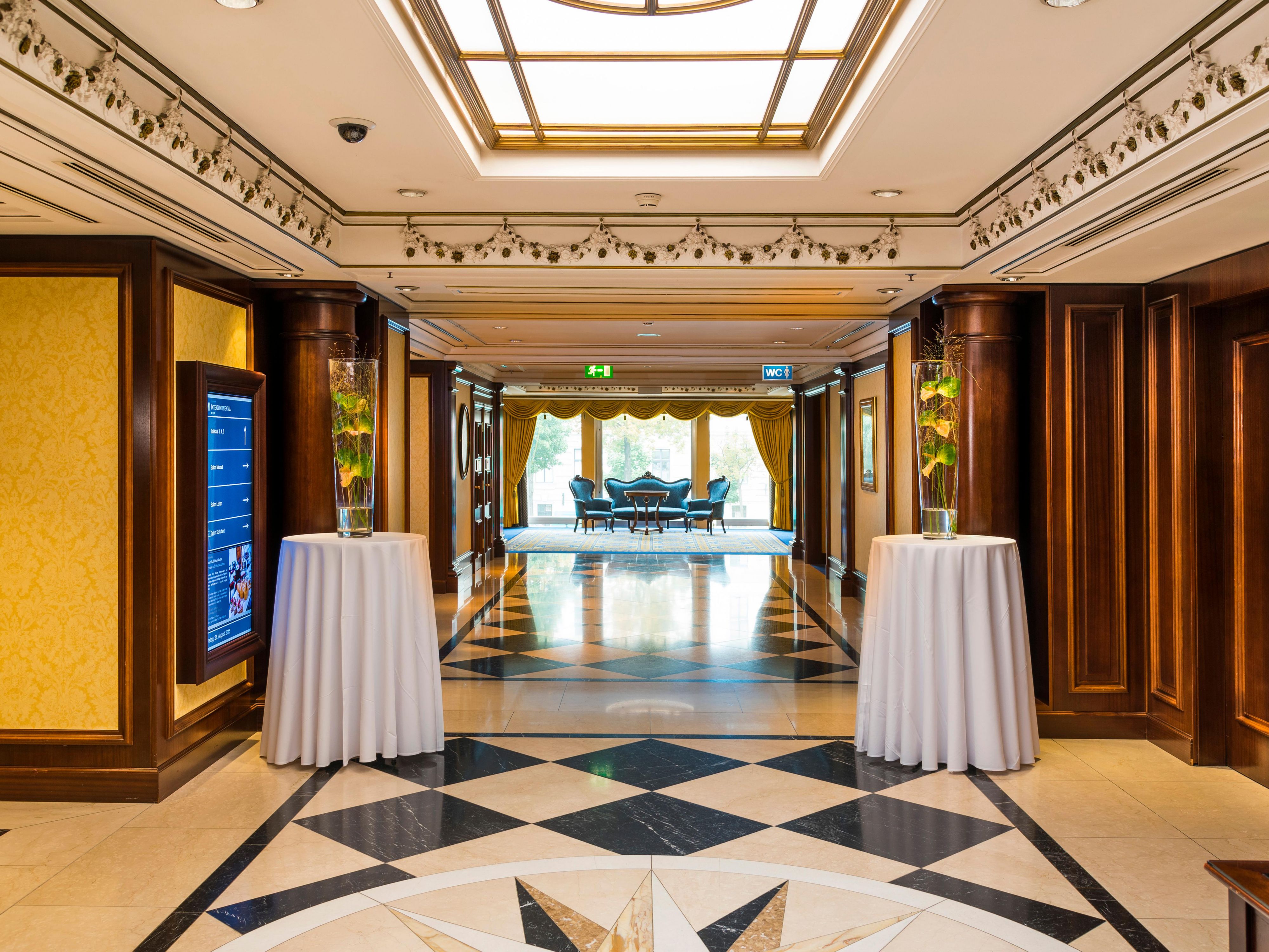 Our spacious Ballroom Foyer is ideal for receptions