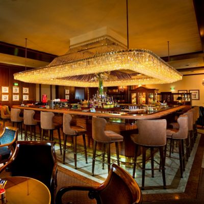The legendary Intermezzo Bar with its impressive chandelier