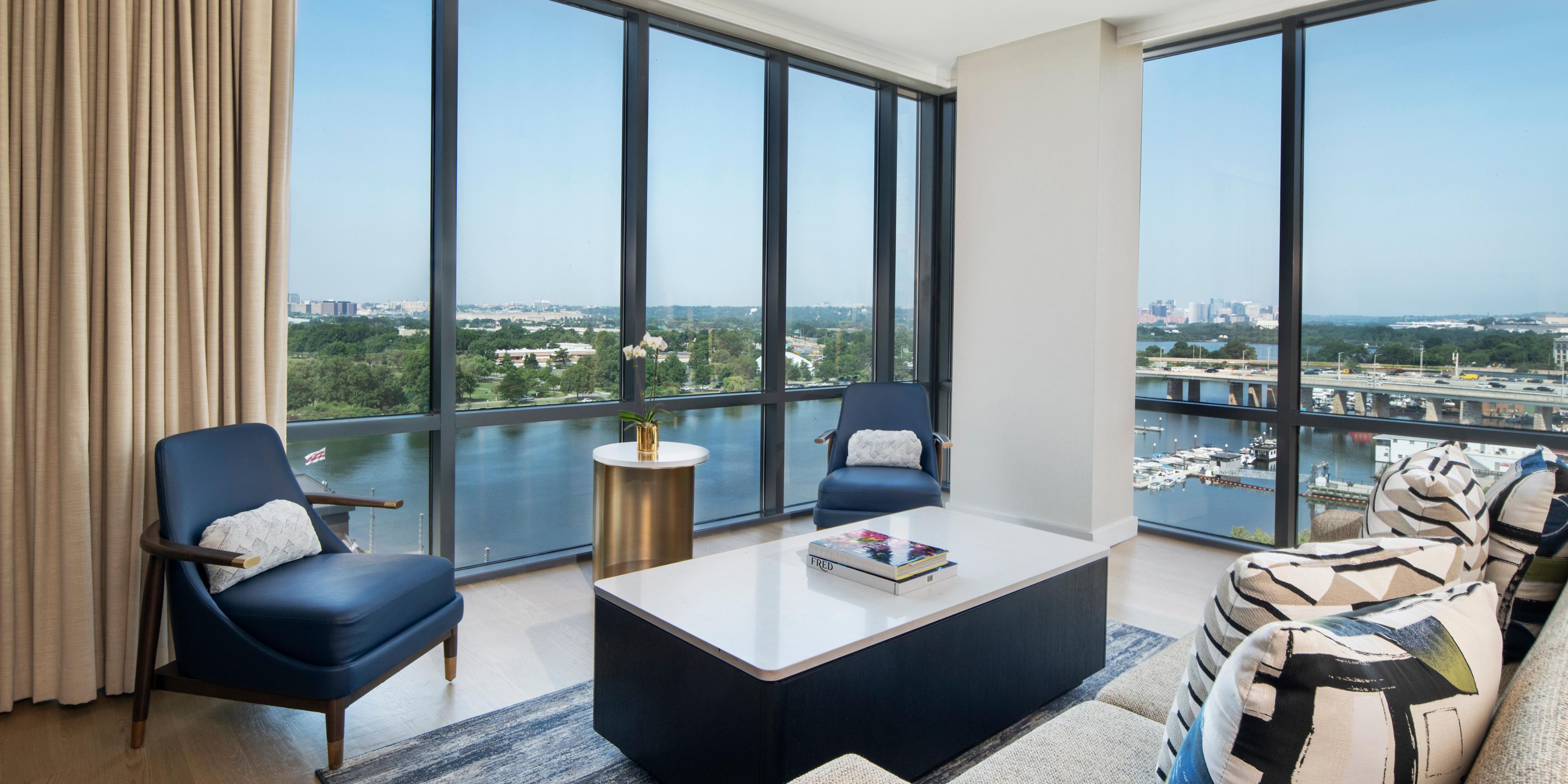 Suite living area.