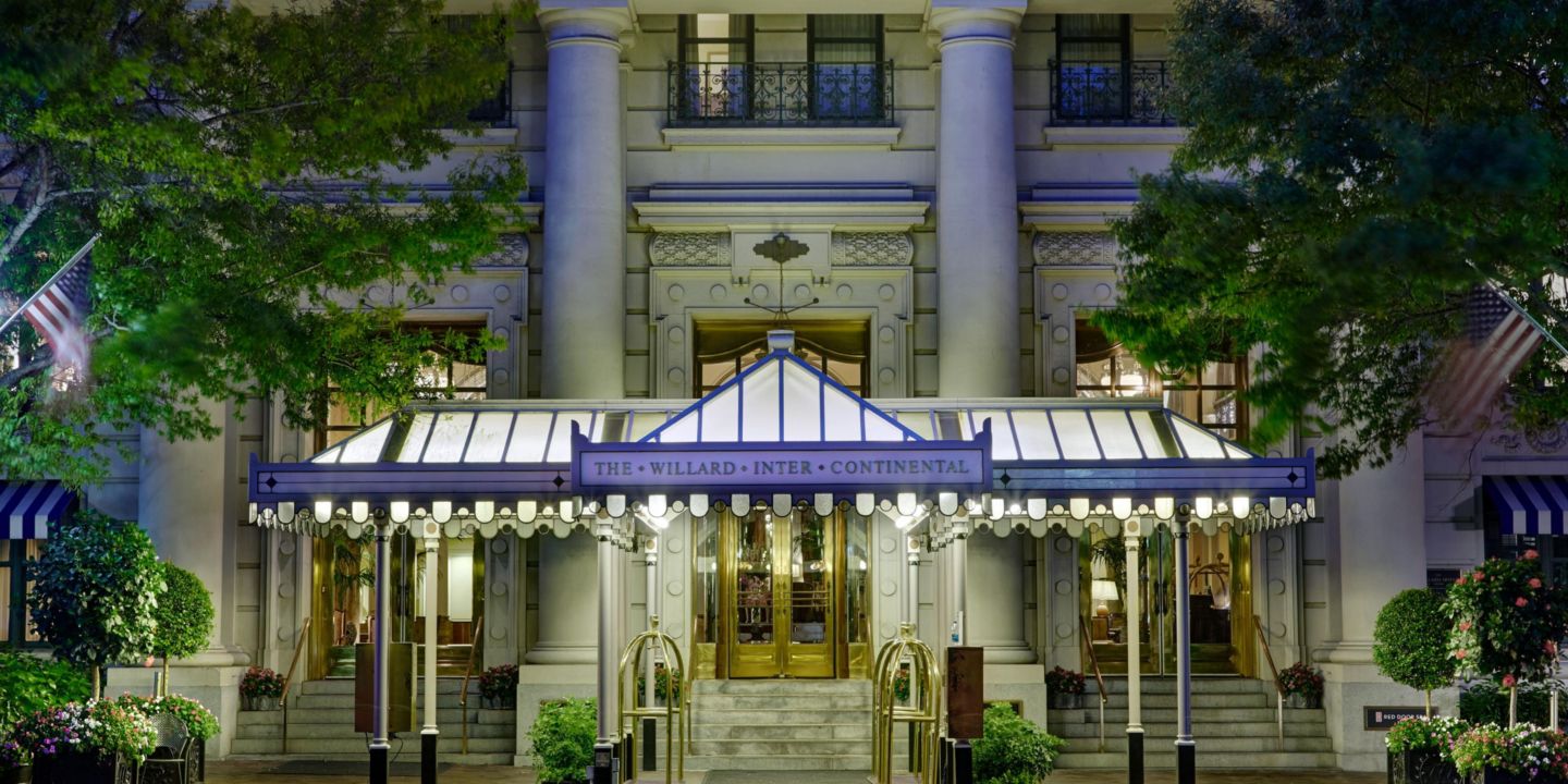 Intercontinental The Willard Washington Dc Luxury Dc Hotels Near White House