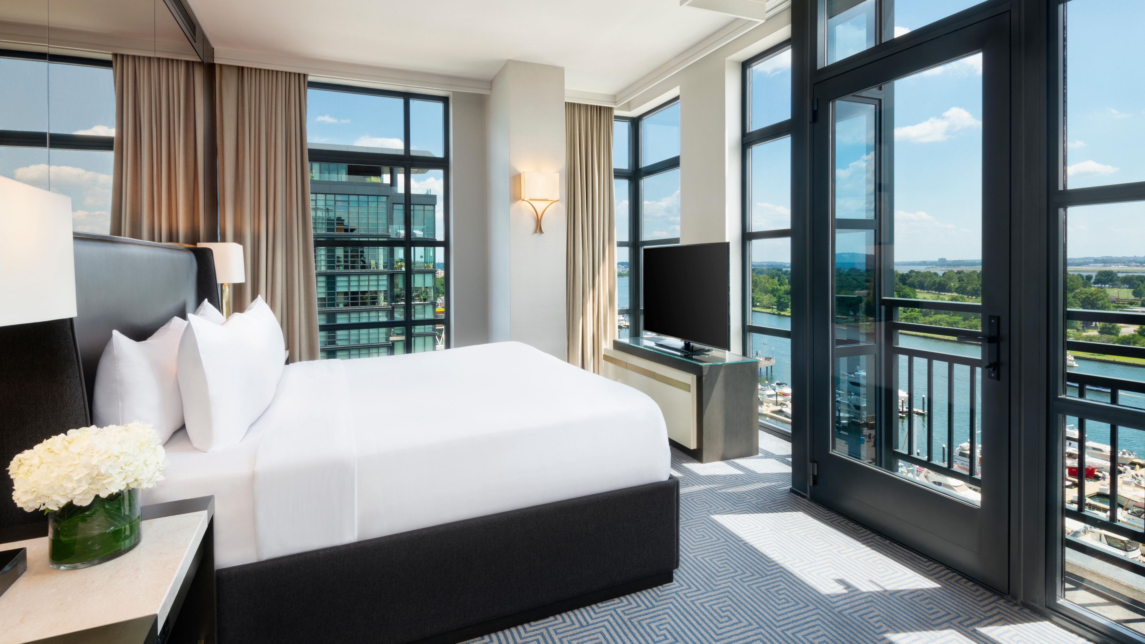 InterContinental The Wharf DC guest room overlooking river