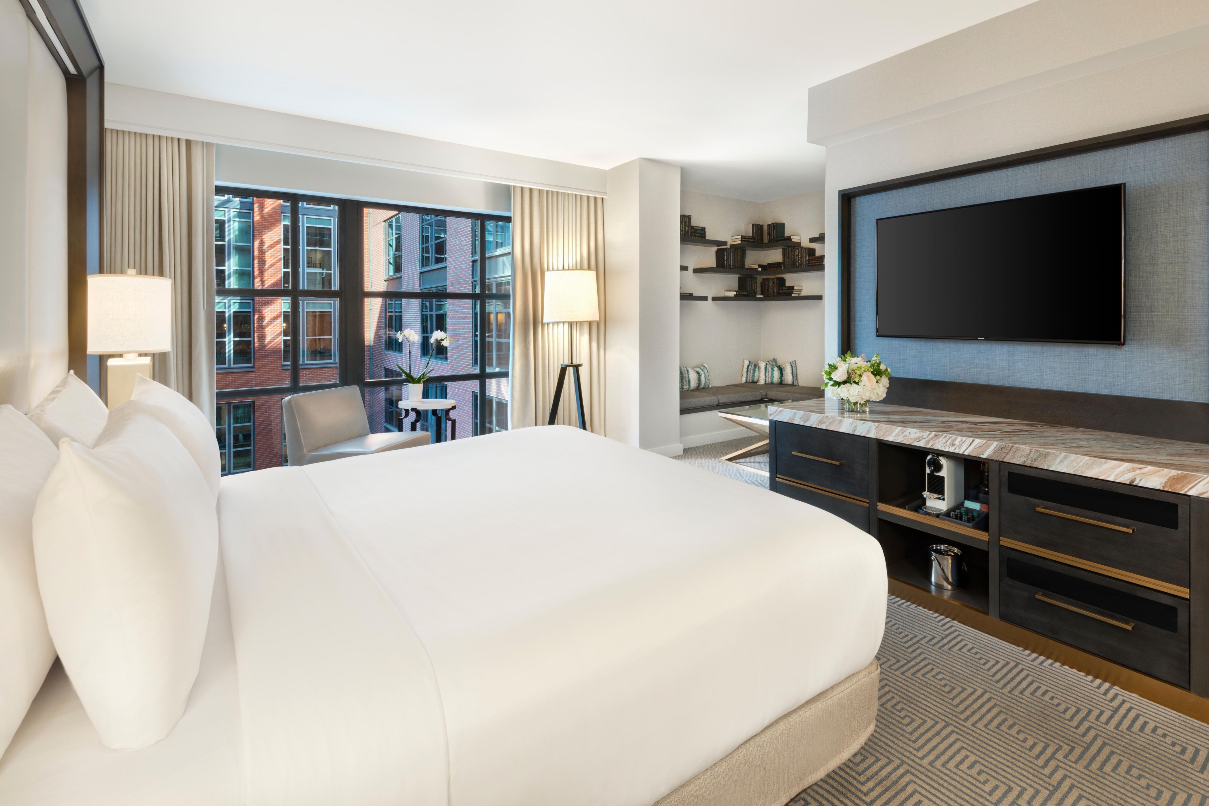 Presidential Suite with king bed and large tv 