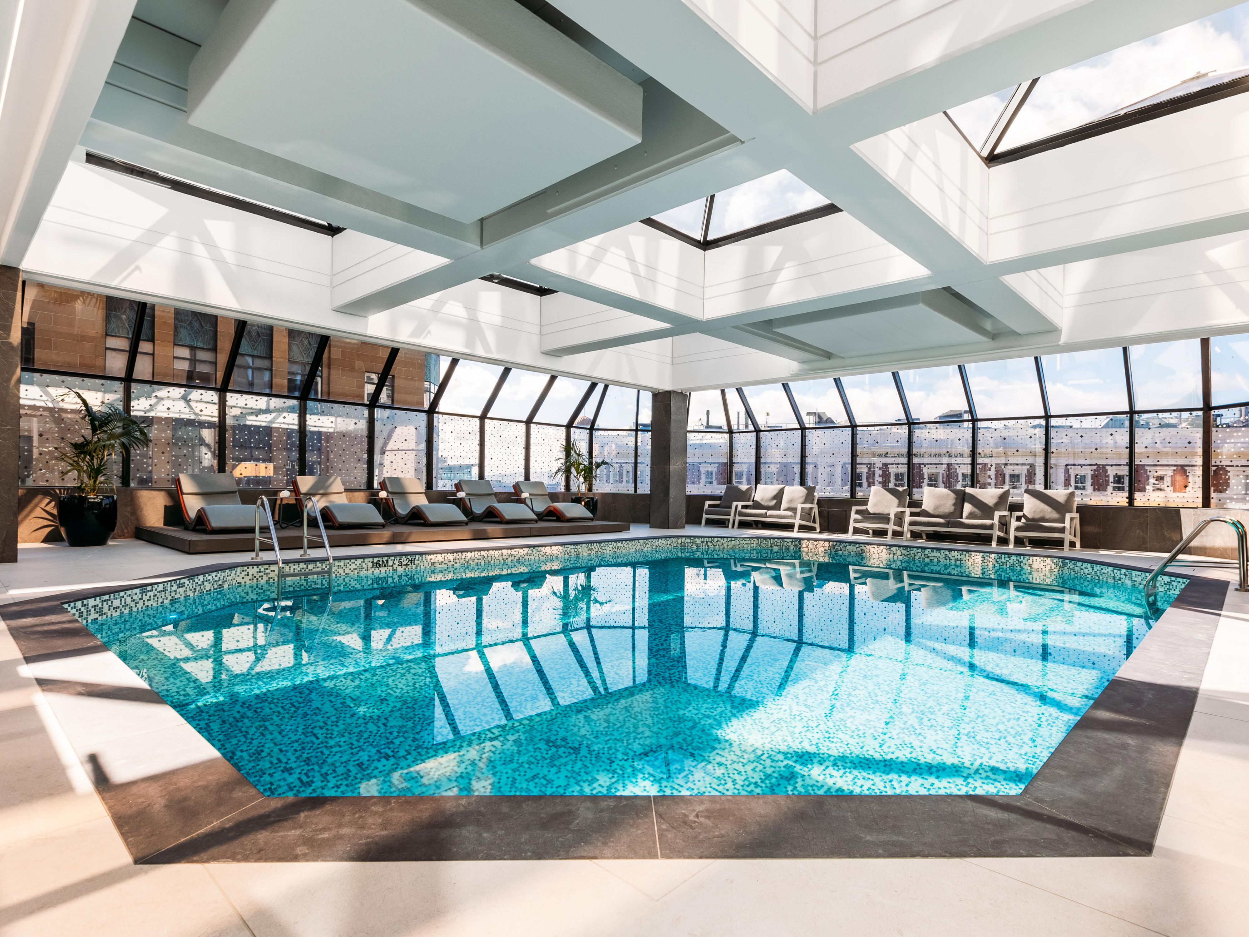 Rejuvenate in our luxurious pool.