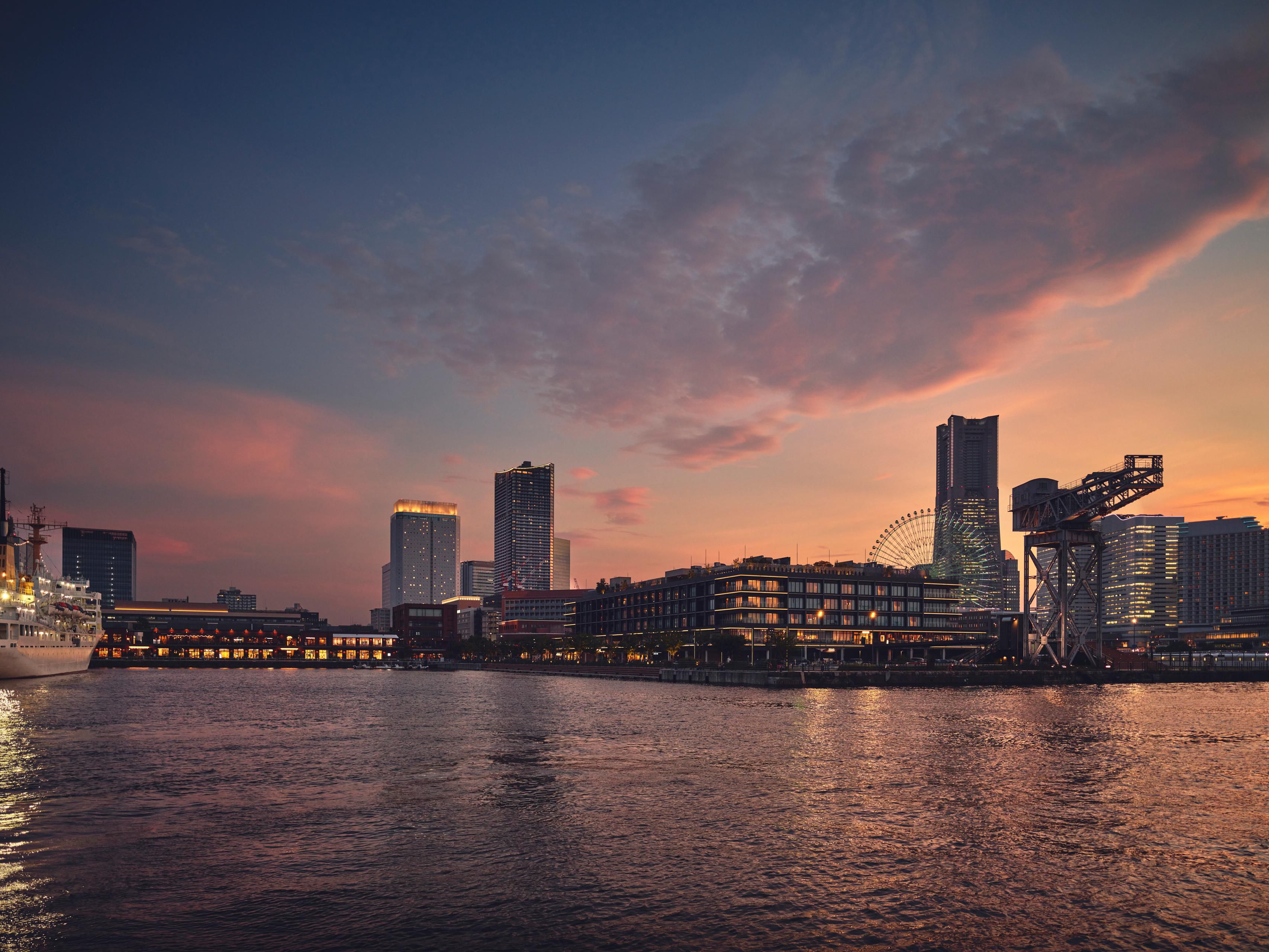 Exterior and the Minato Mirai cityscape