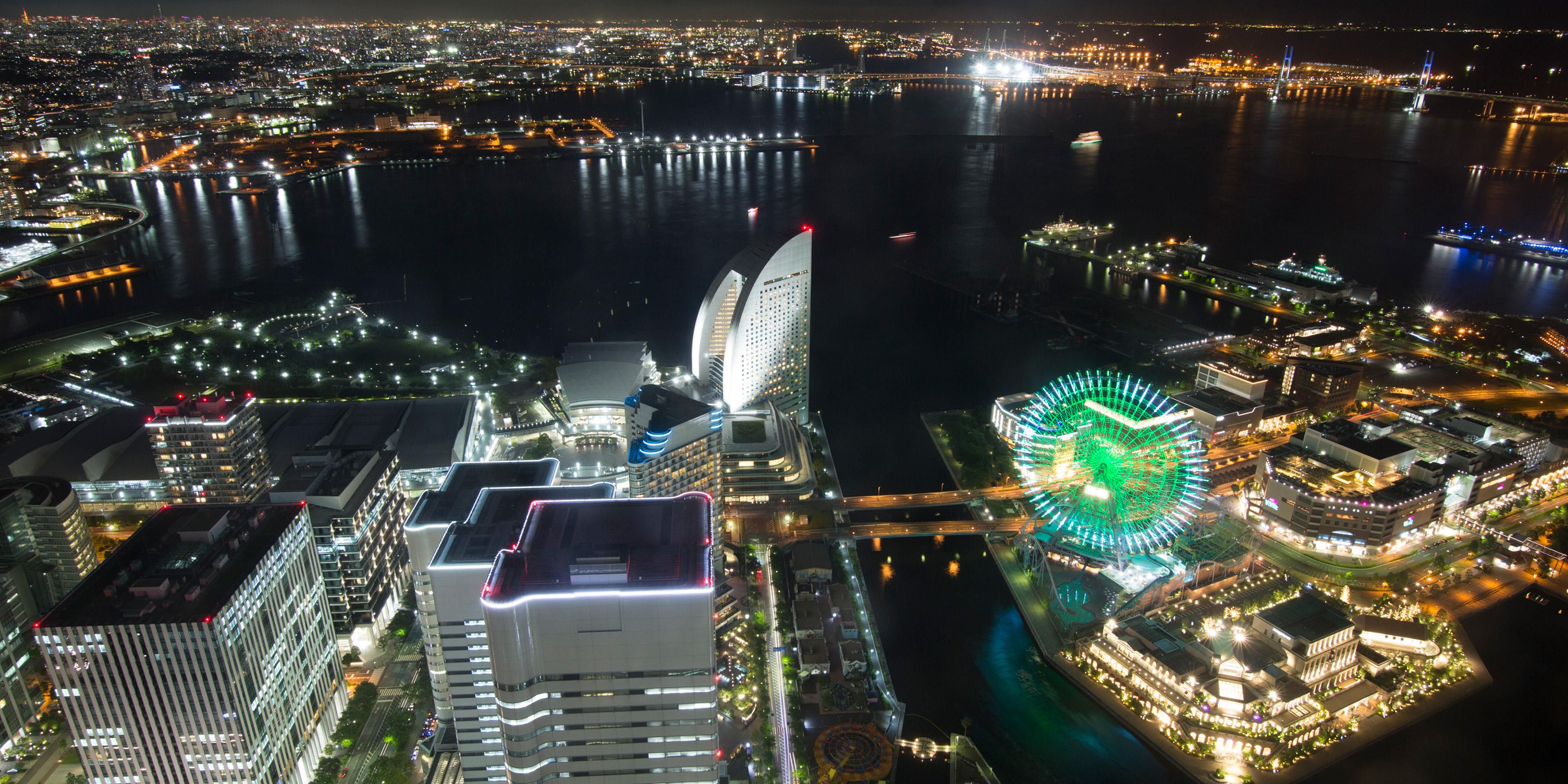 Yokohama Minato Mirai 21 The district facing Yokohama Port