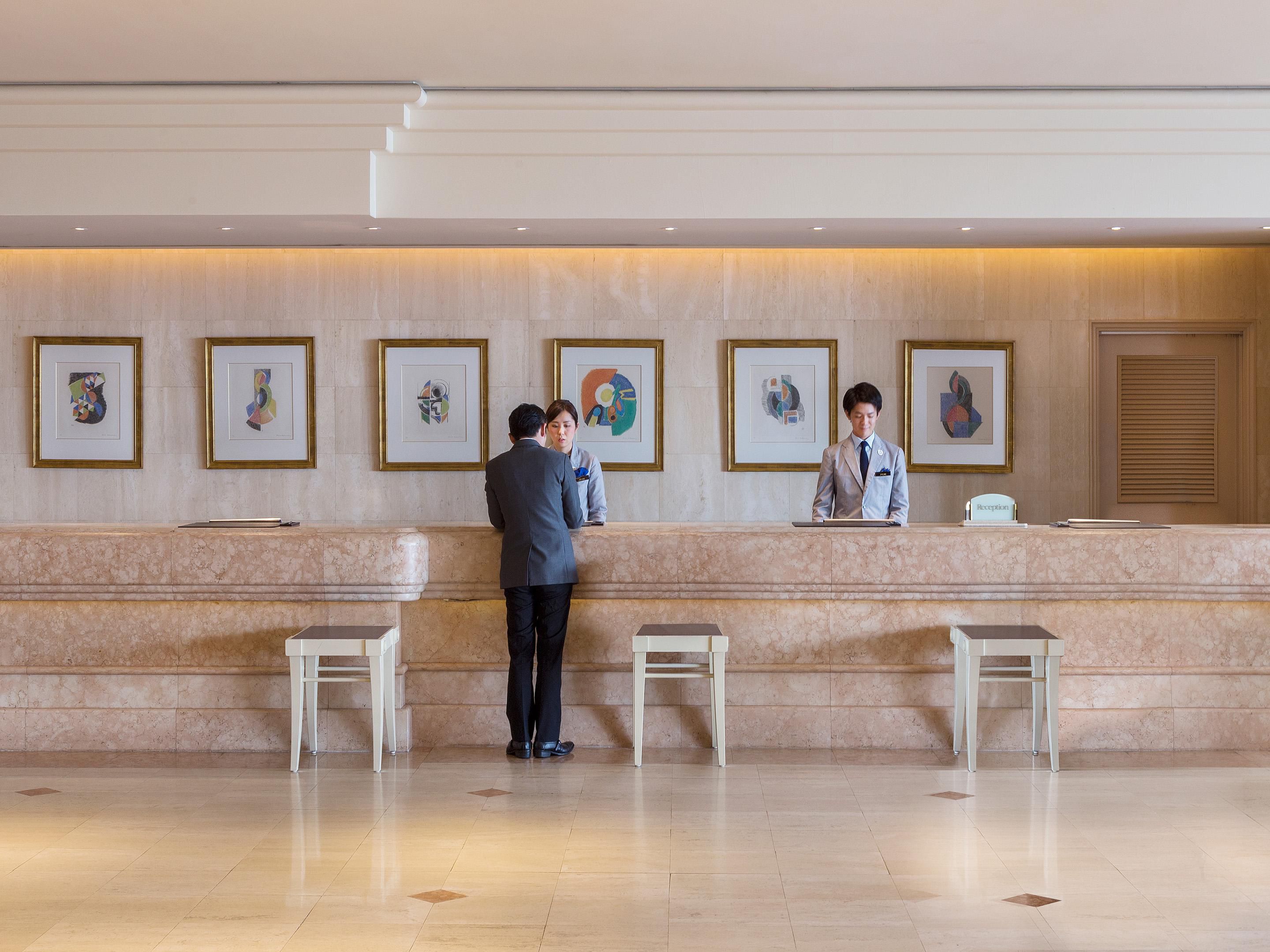 Front Desk on 2nd floor