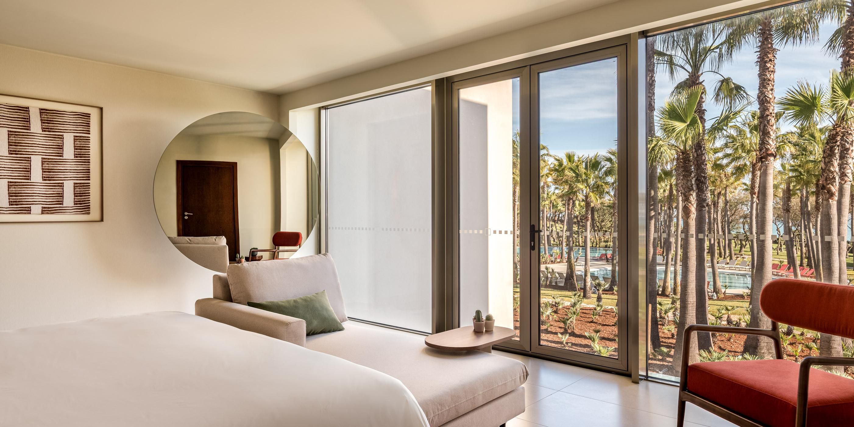 Palm view from your One Bedroom Suite