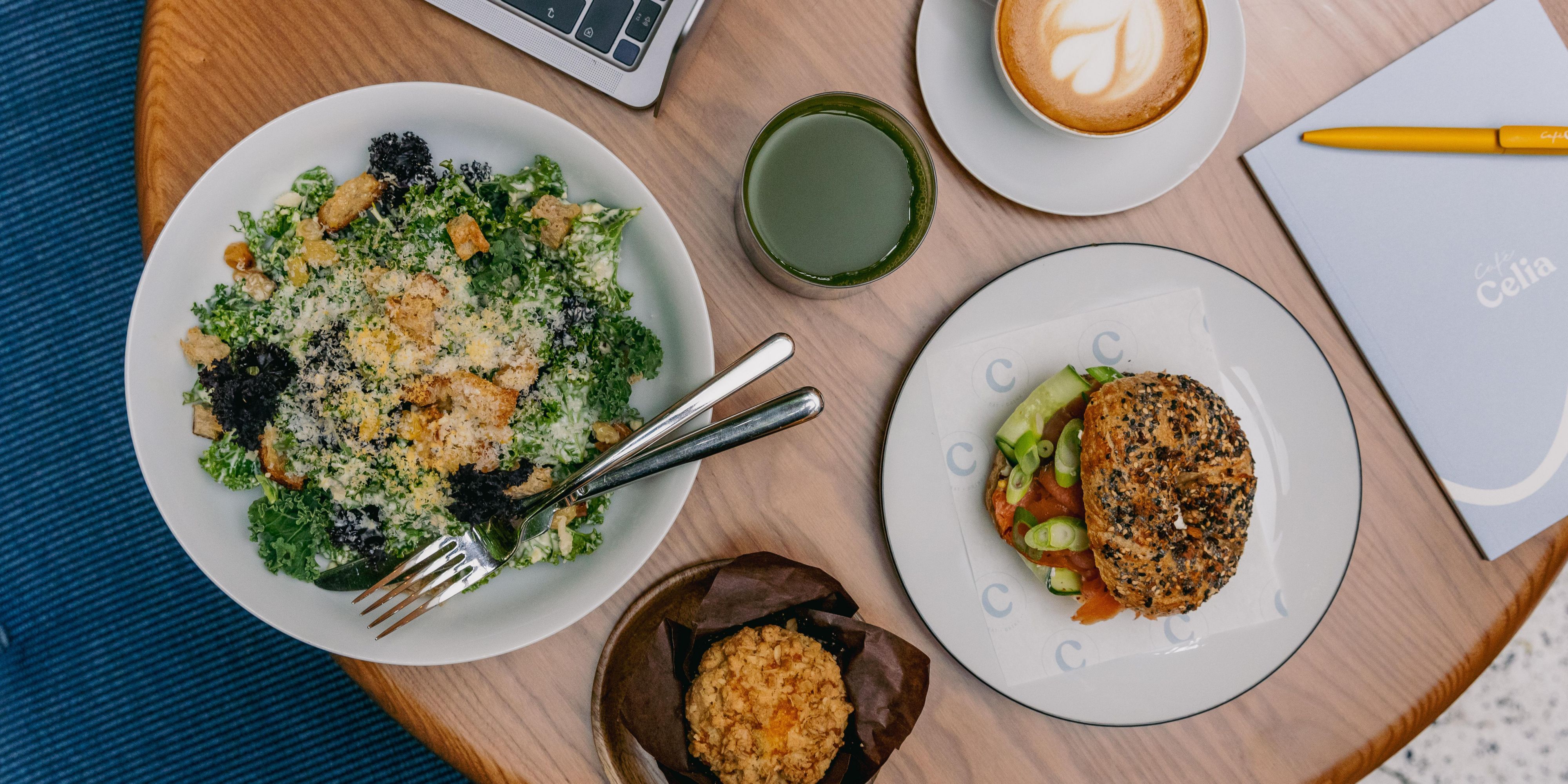 Café Celia is a place for great coffee and coworking. Our soft, though vibrant vibe is in good company with forward thinking ‘playful’ foods & drinks, plus friendly service. This is a place where you can recharge. Your laptop or yourself. You choose.