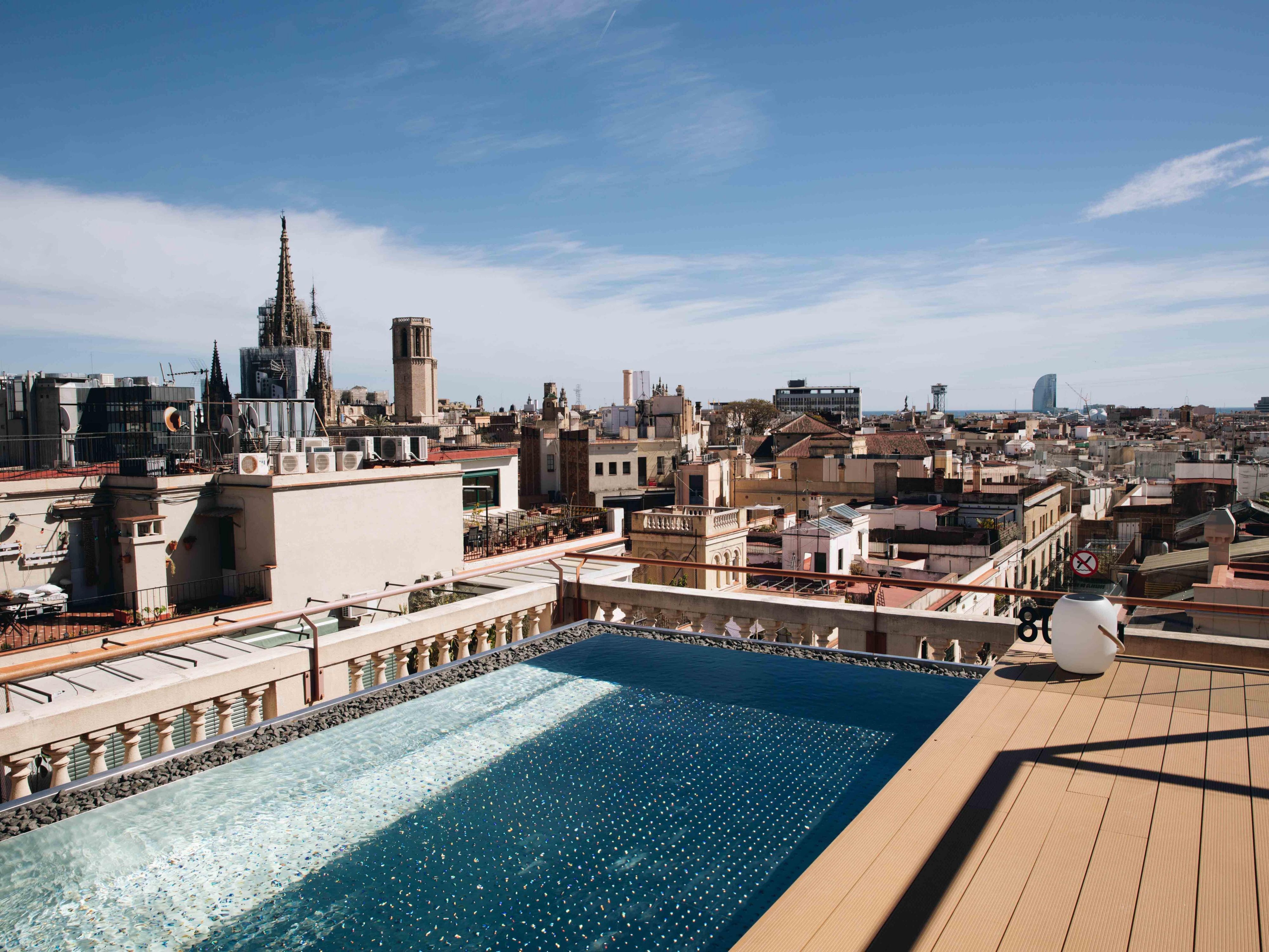 Swimming pool and views