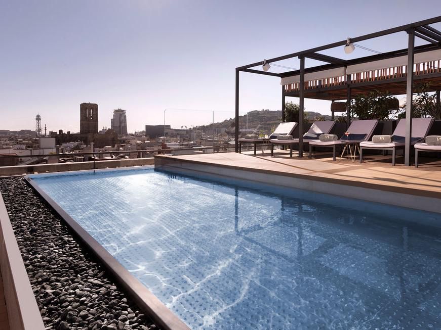 Rooftop pool