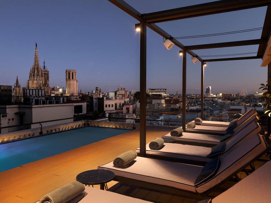 Rooftop pool