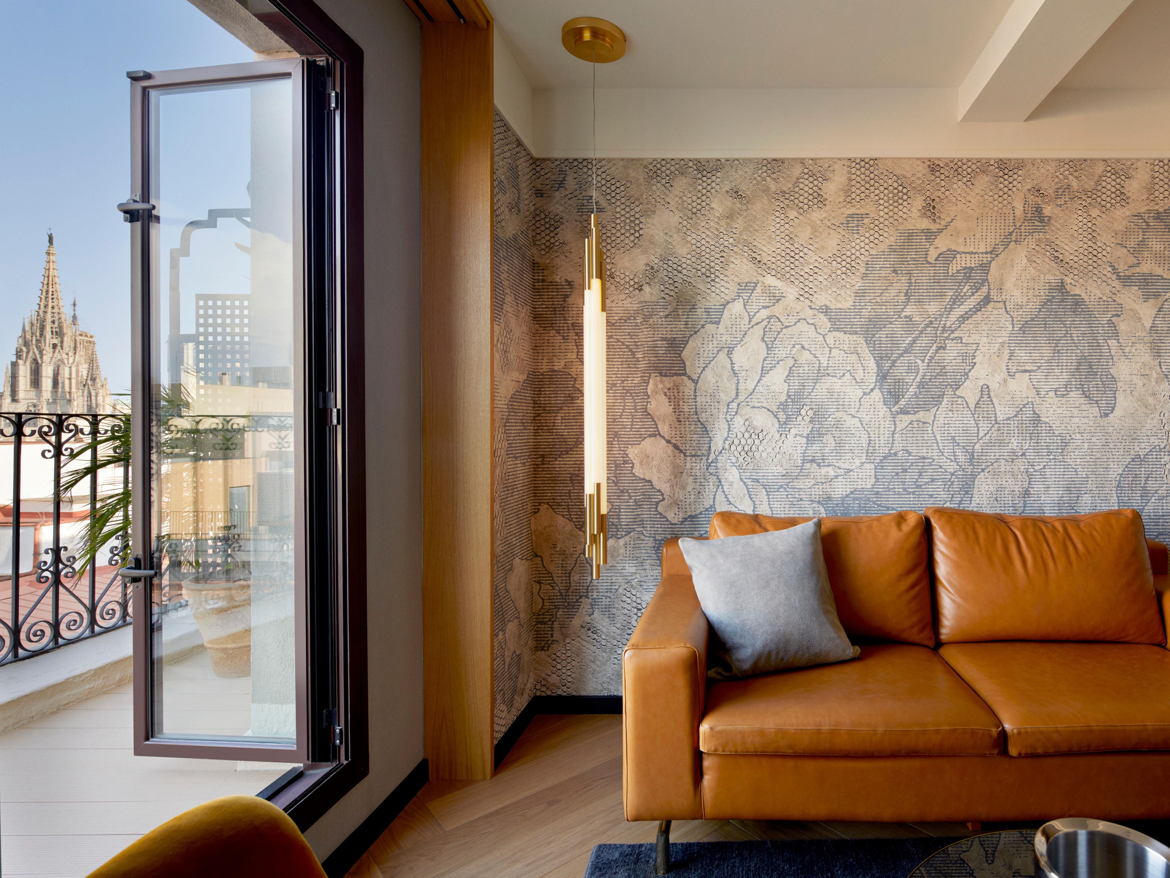 Views to Barcelona's Cathedral from our suite rooms