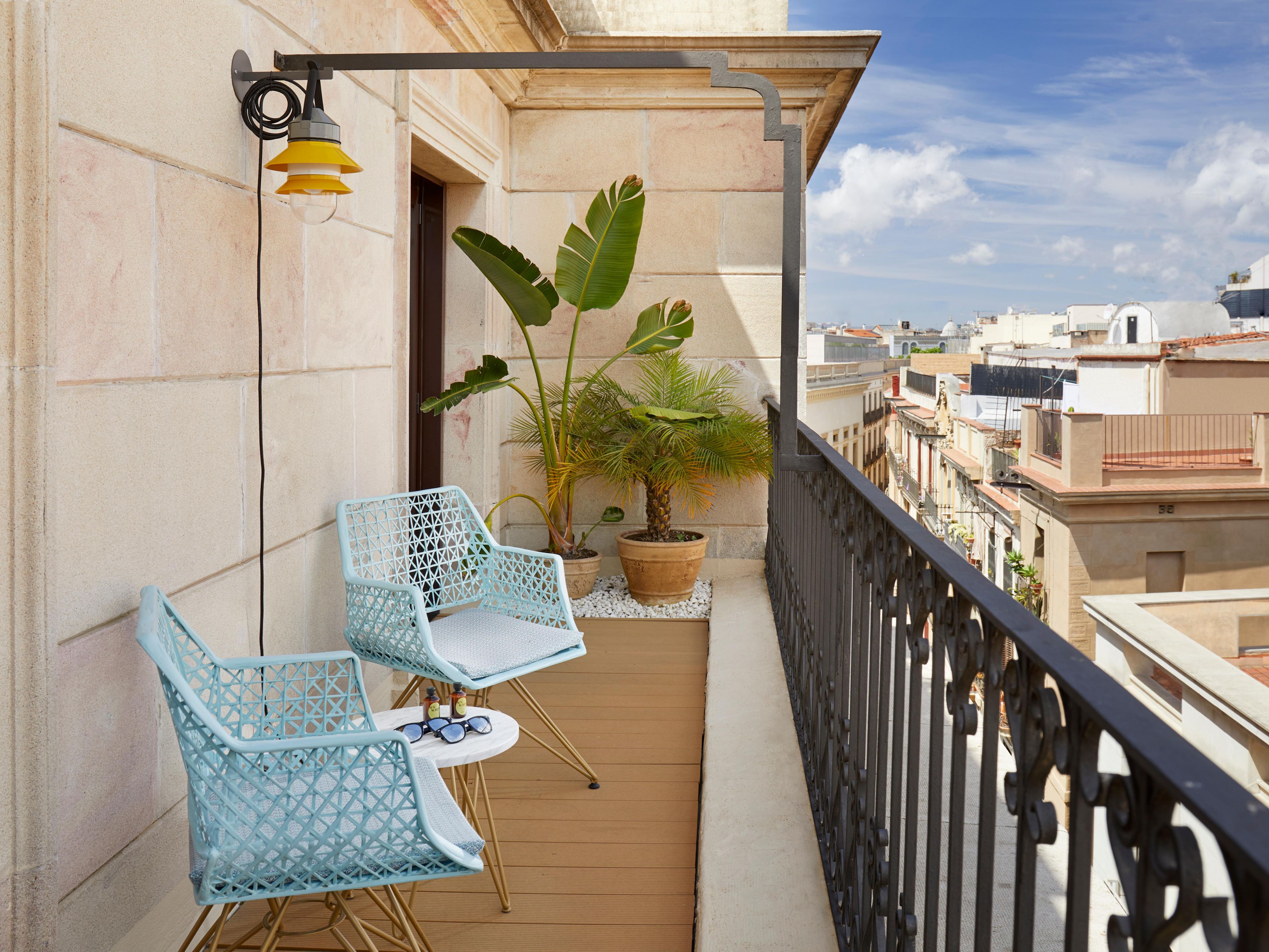 Private terrace within the heart of Barcelona