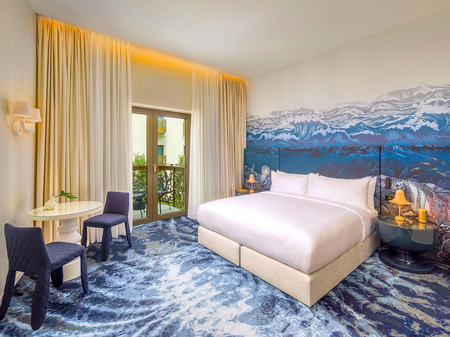 Premium King Room with garden view designed by Marcel Wanders