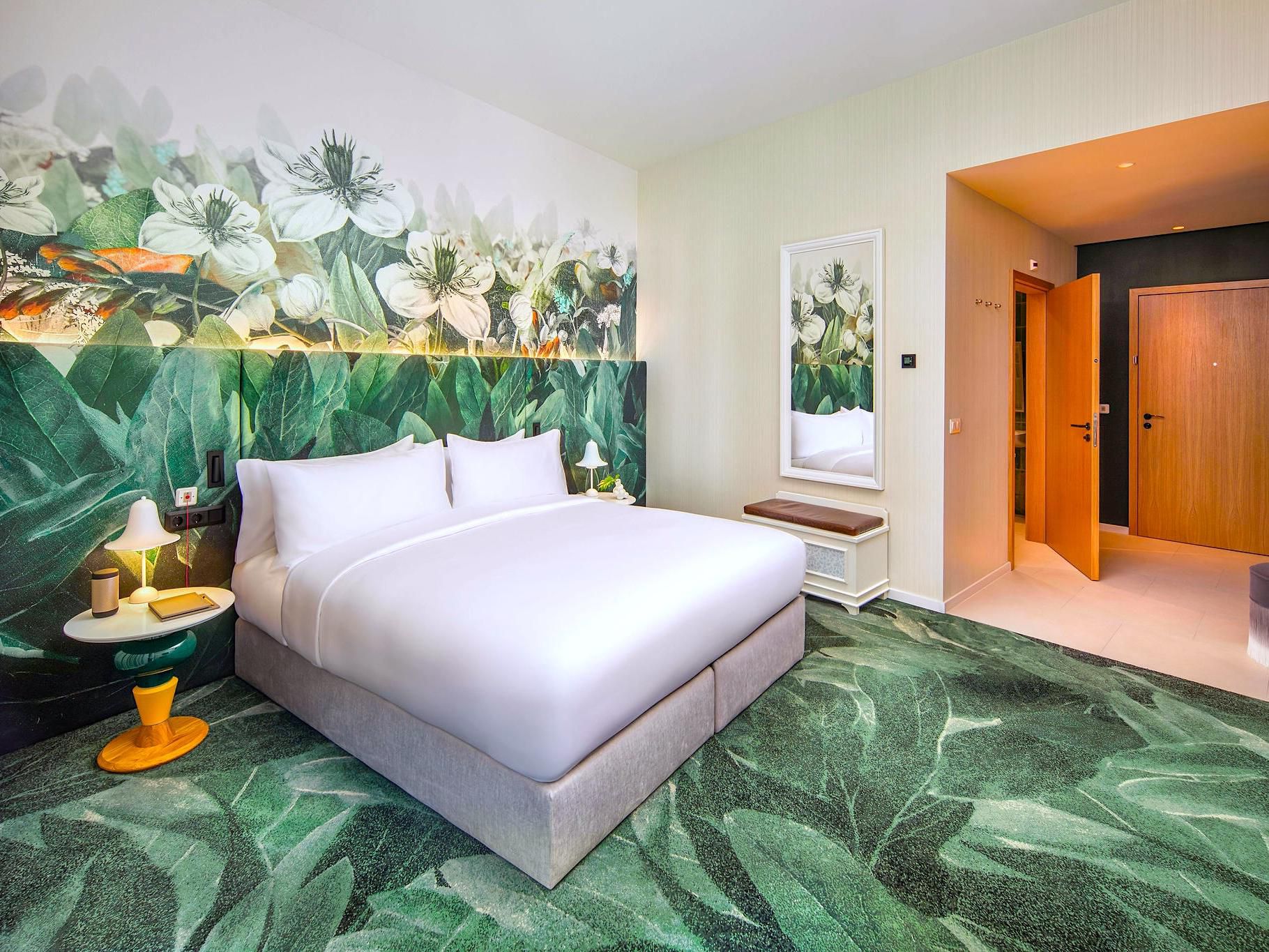 King Room with vibrant décor designed by Marcel Wanders.
