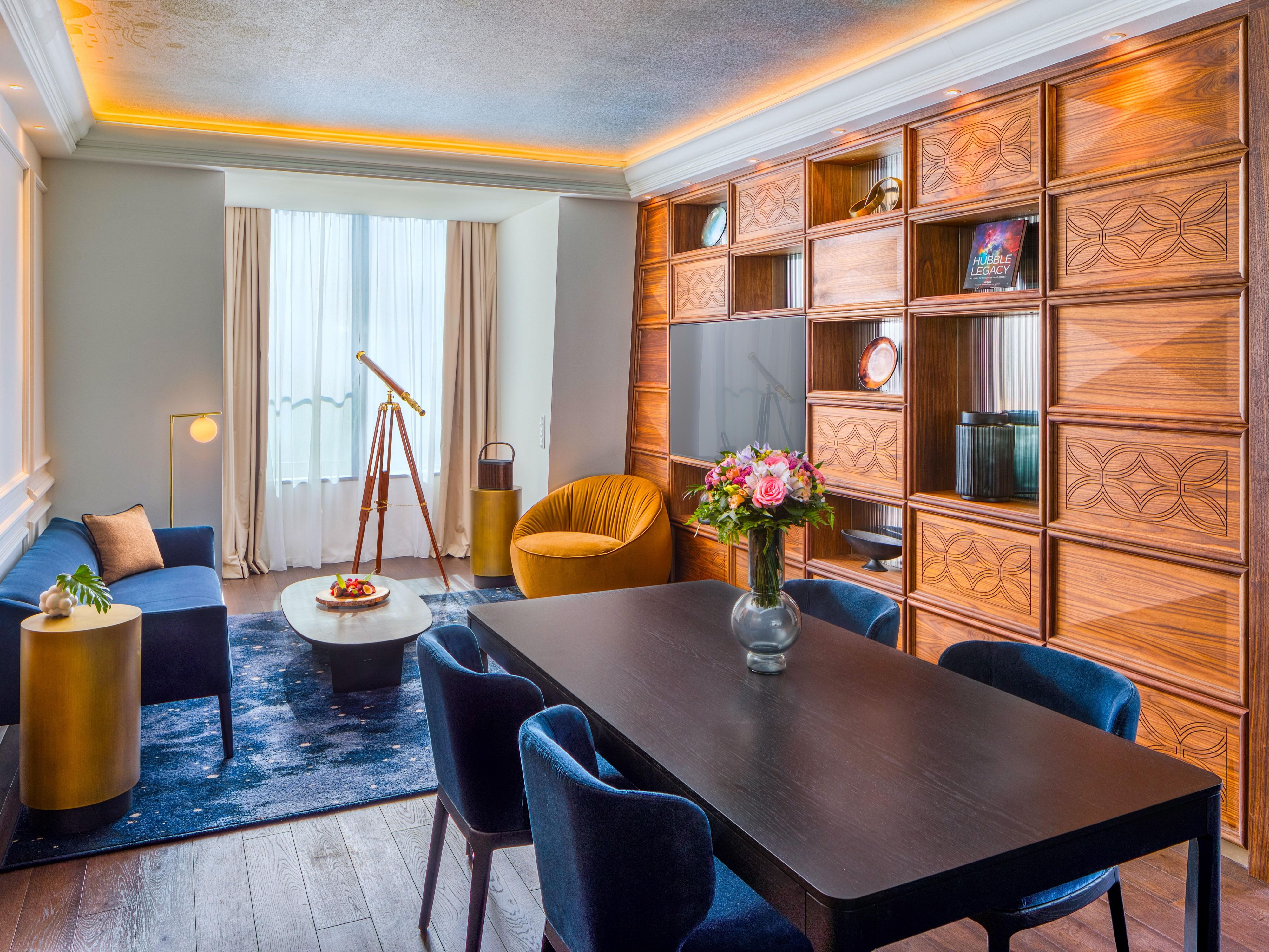Living room of the Observatory Suite