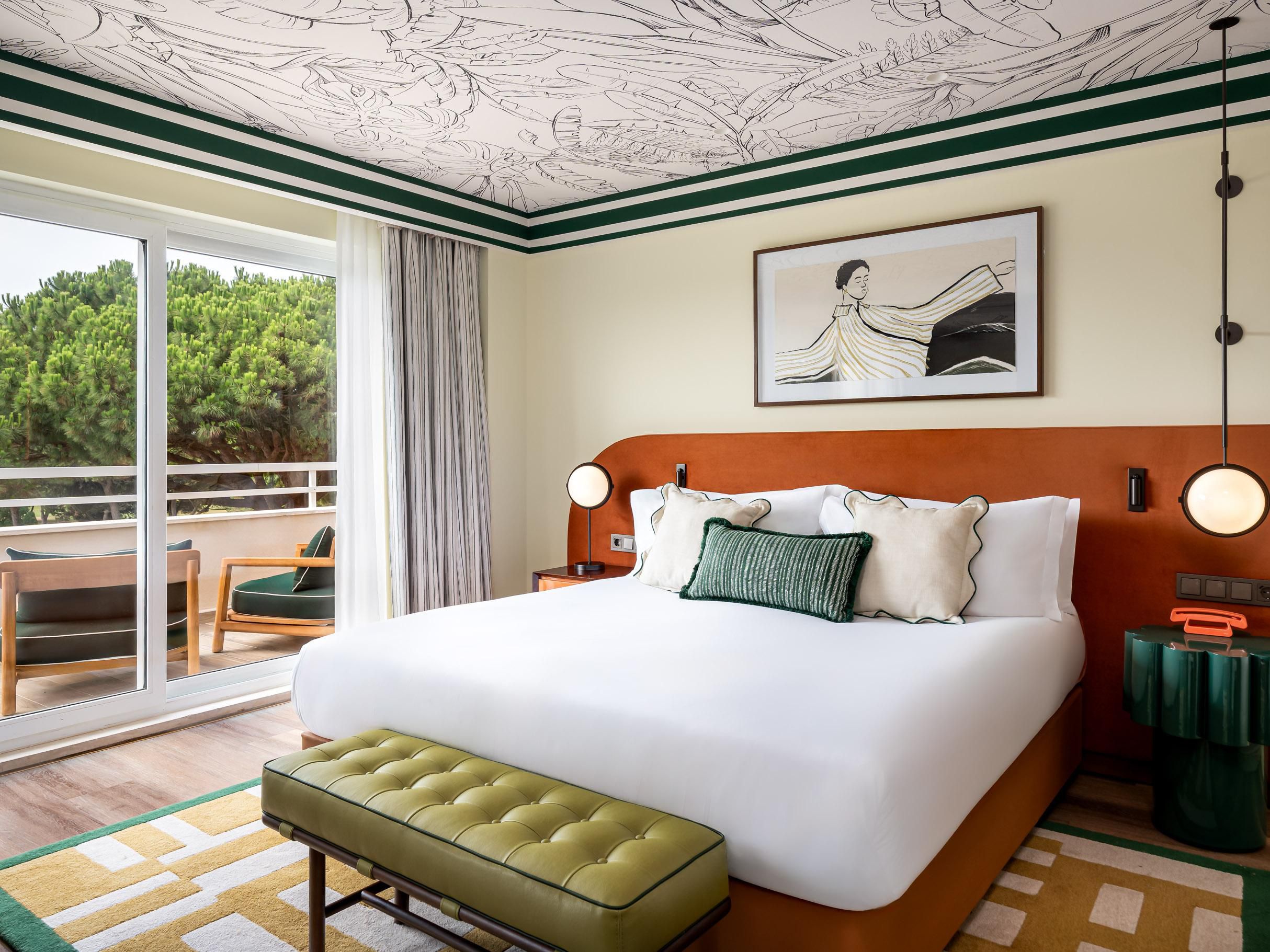 Comfortable room with premium bedding.