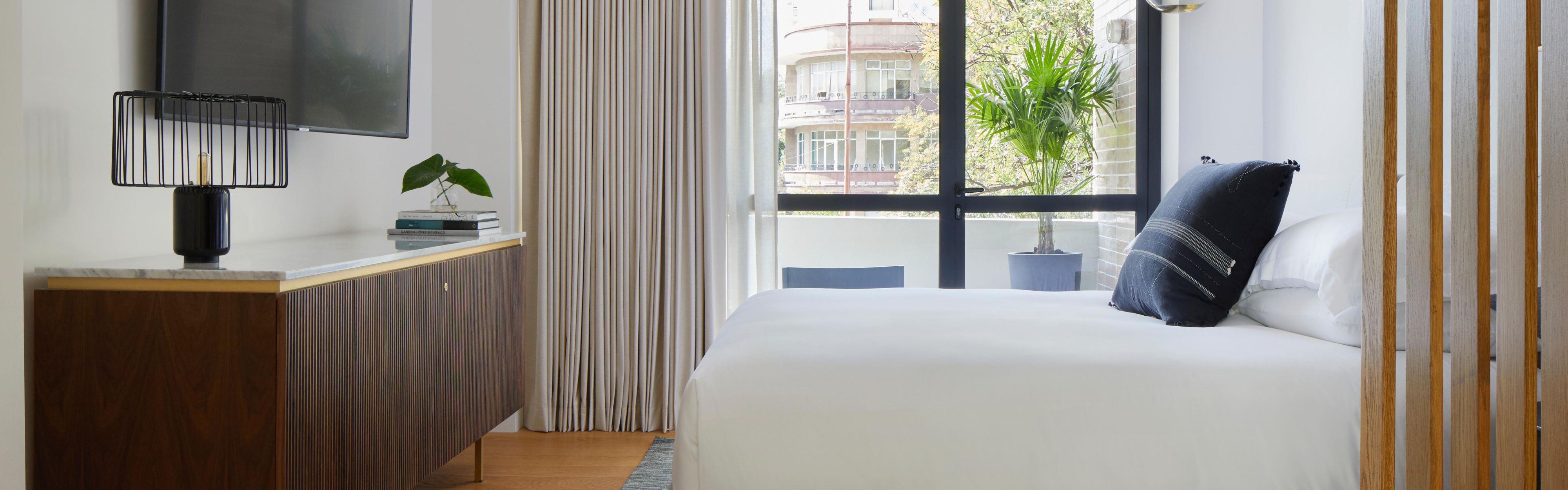 Room with private balcony