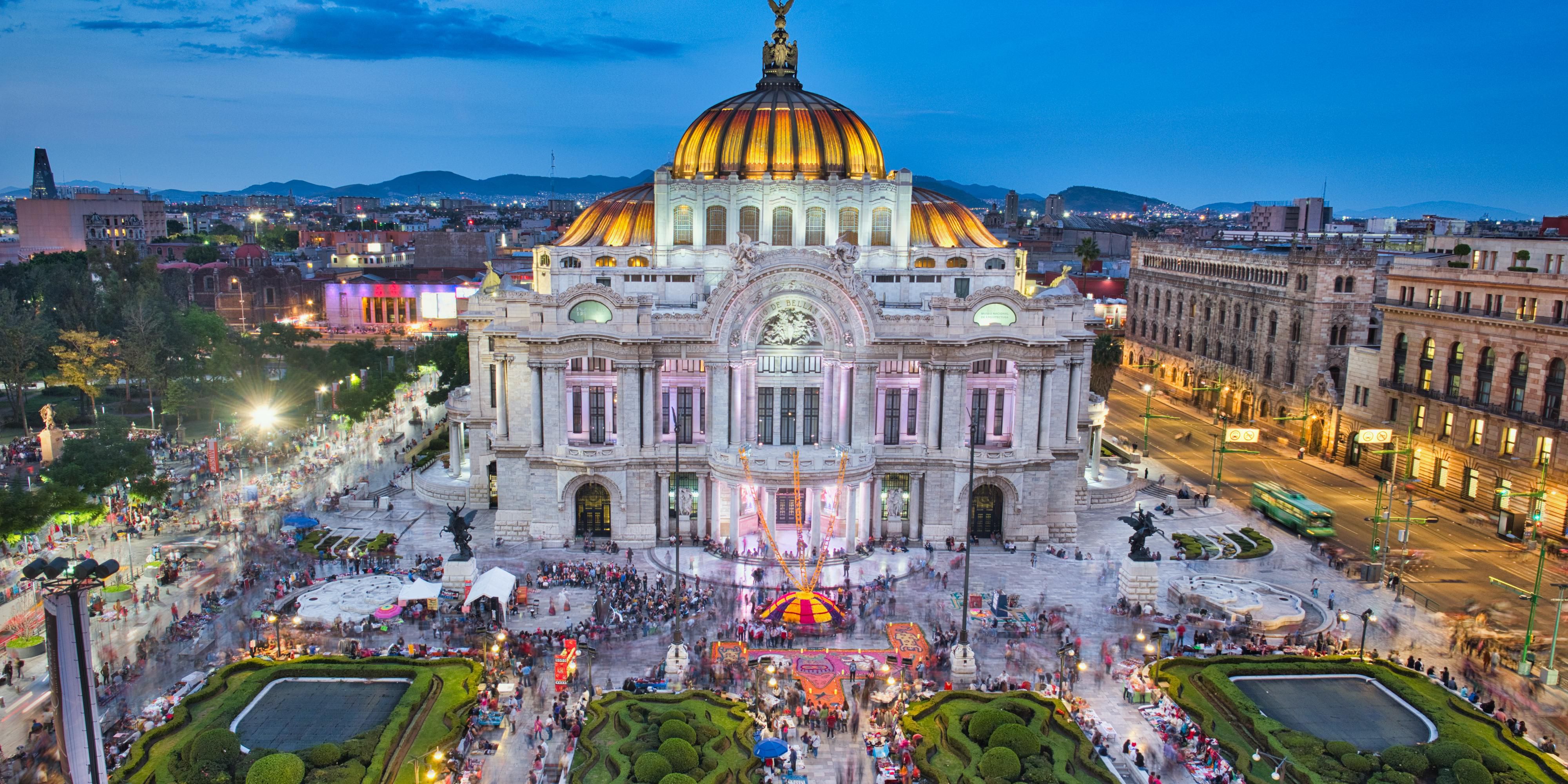 Bellas Artes Palace in Mexico City
