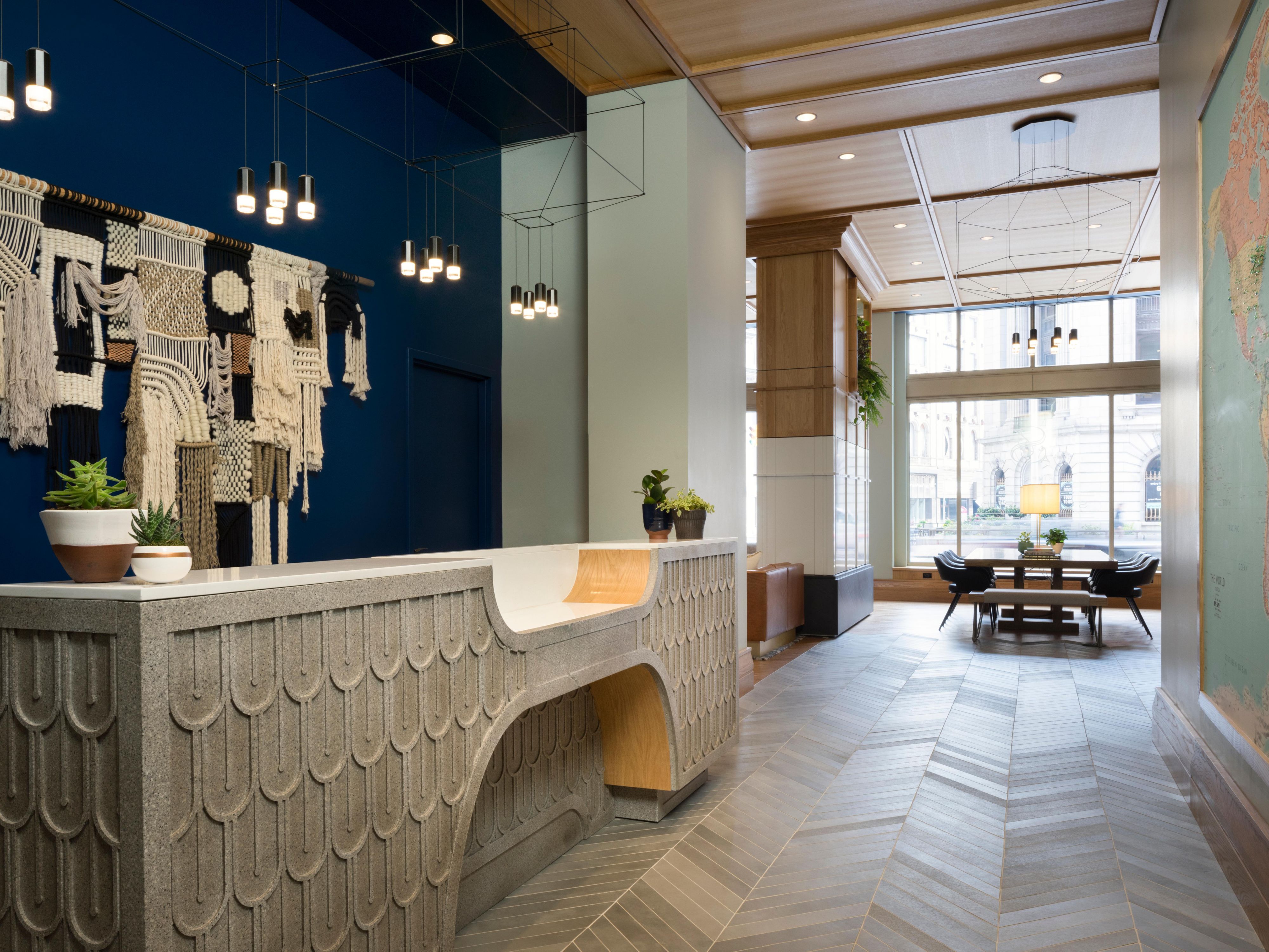 Front Desk and Lobby