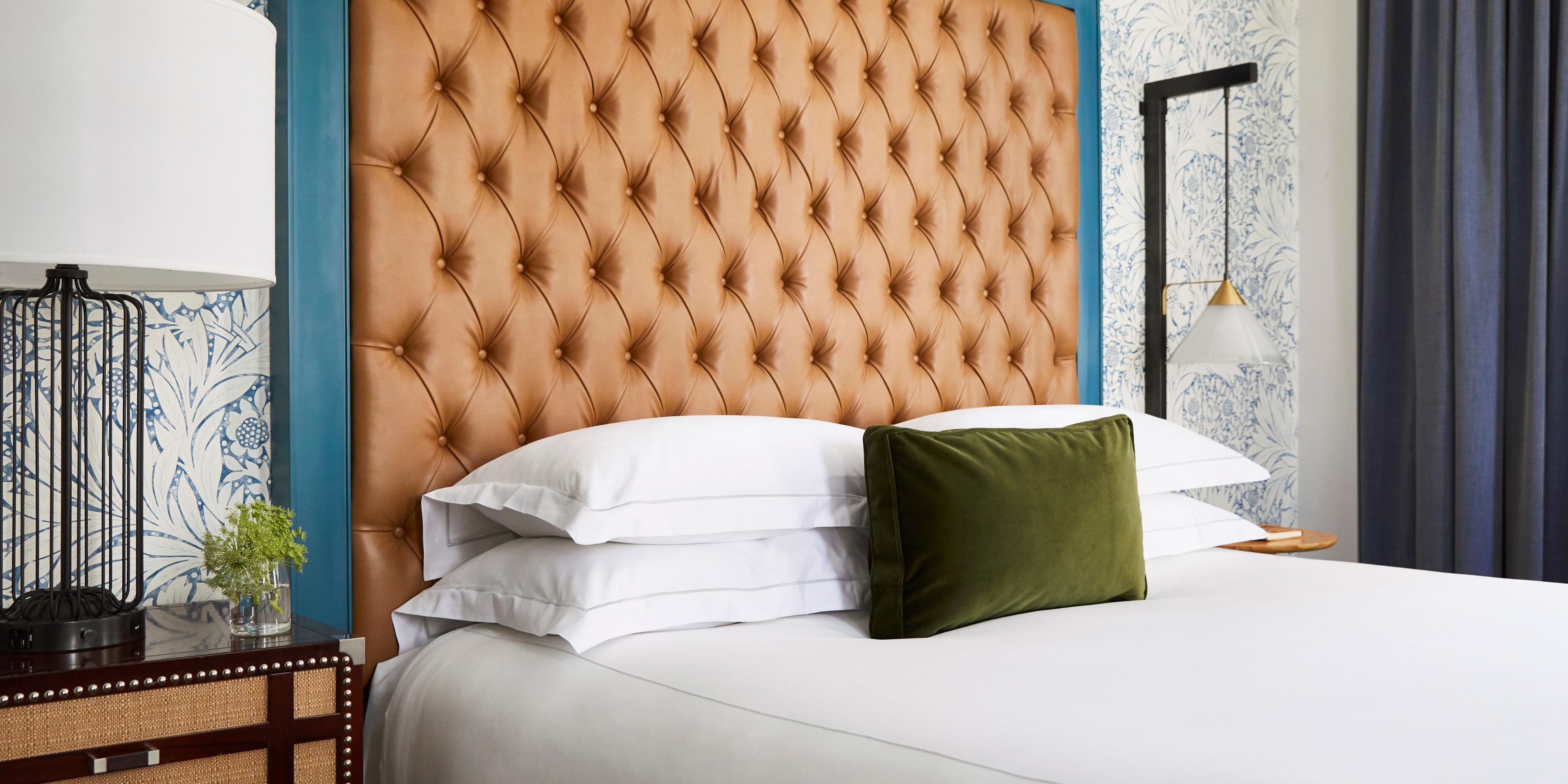 1 King bedroom with 50-inch flat-panel LED TV