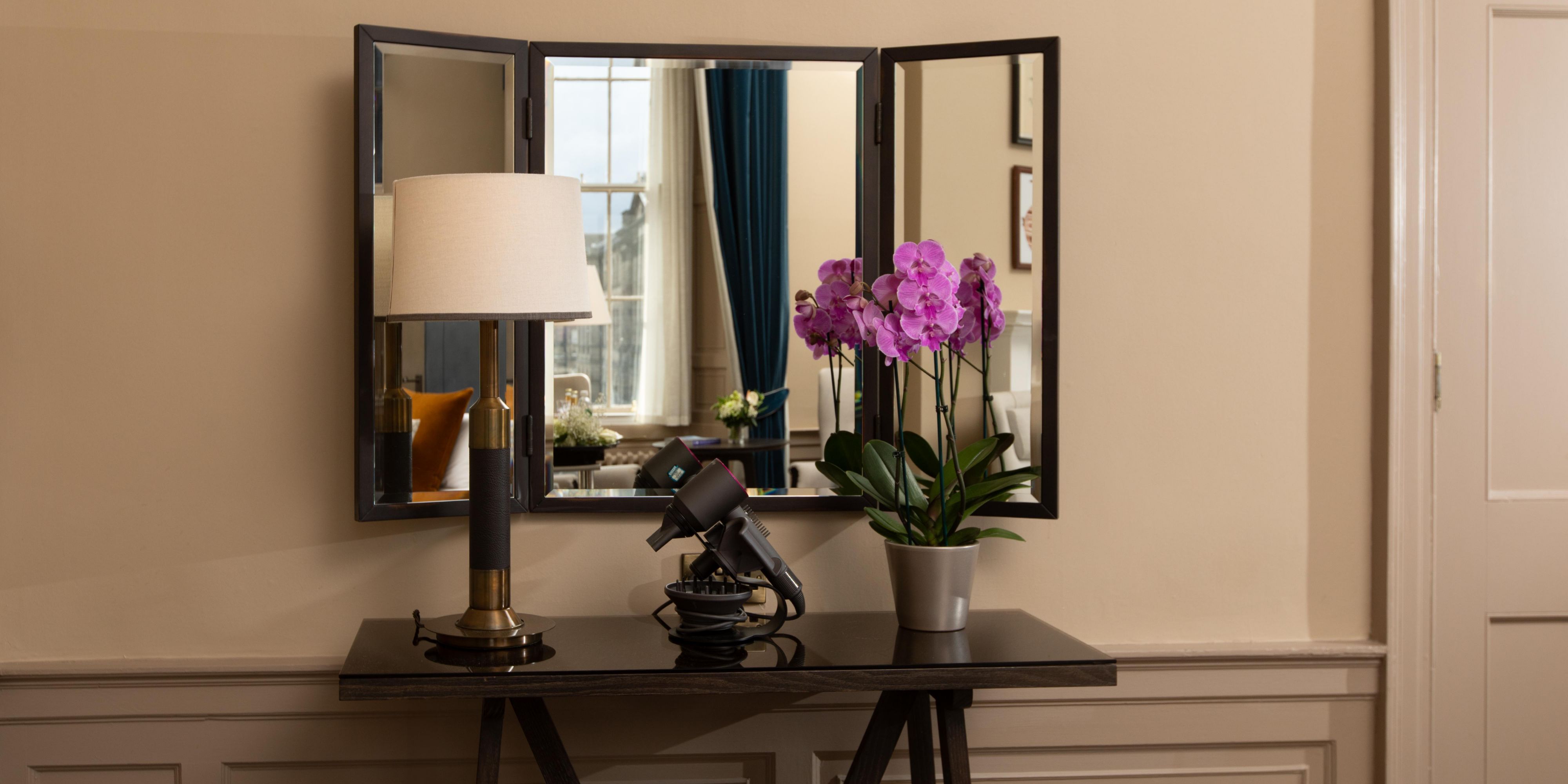 Elegant touches that make the suite feel like home.