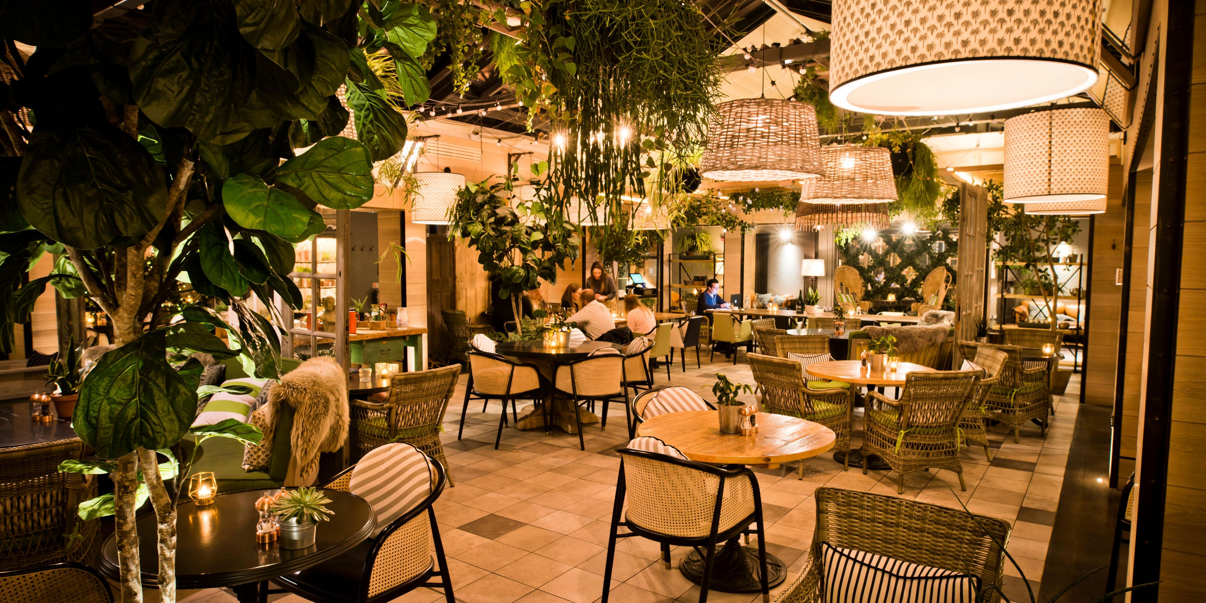 Cosy up with a cocktail in the magical oasis of The Garden.