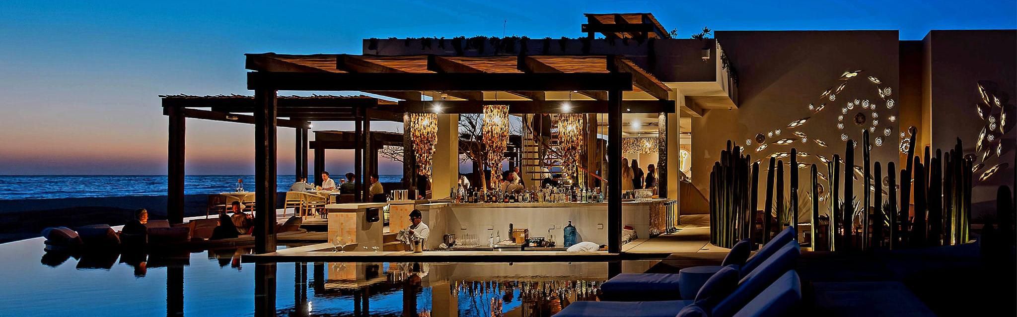Dine at Kahal with the sound of the waves in the background.