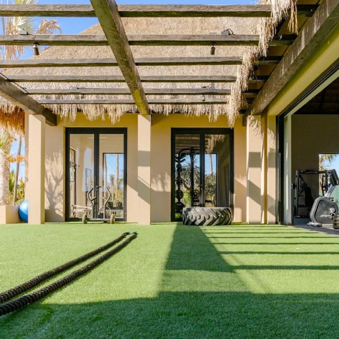 A serene workout spot.