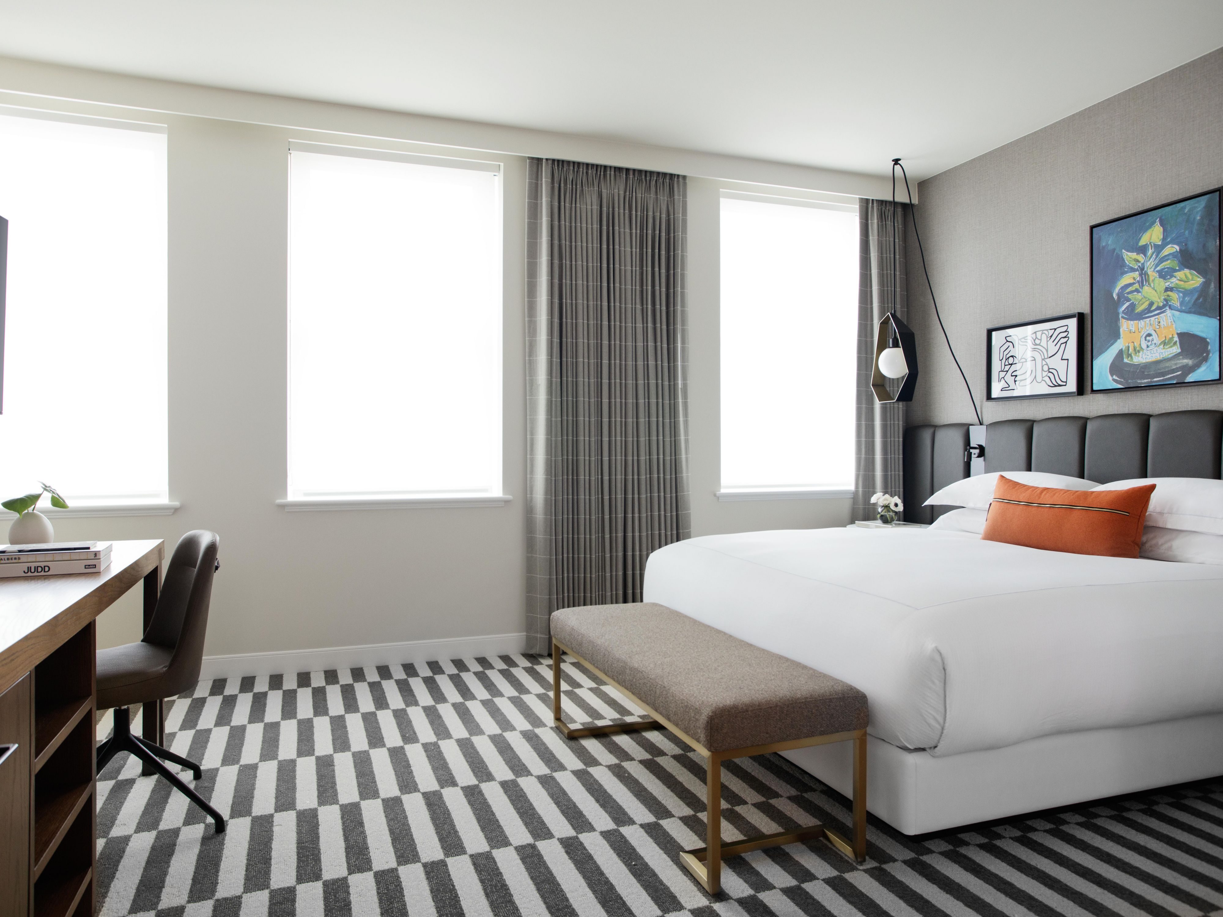 Our guest rooms come with stunning views of downtown Fort Worth.