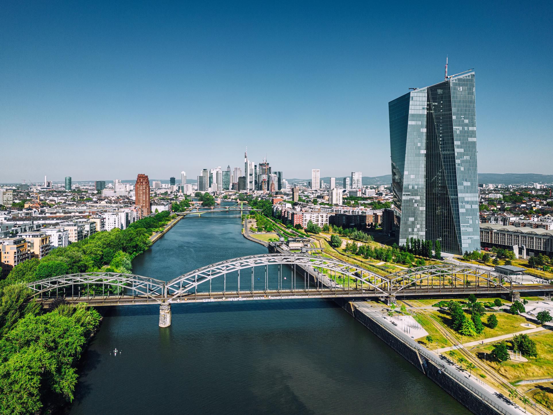 Enjoy views of the river and Frankfurt skyline