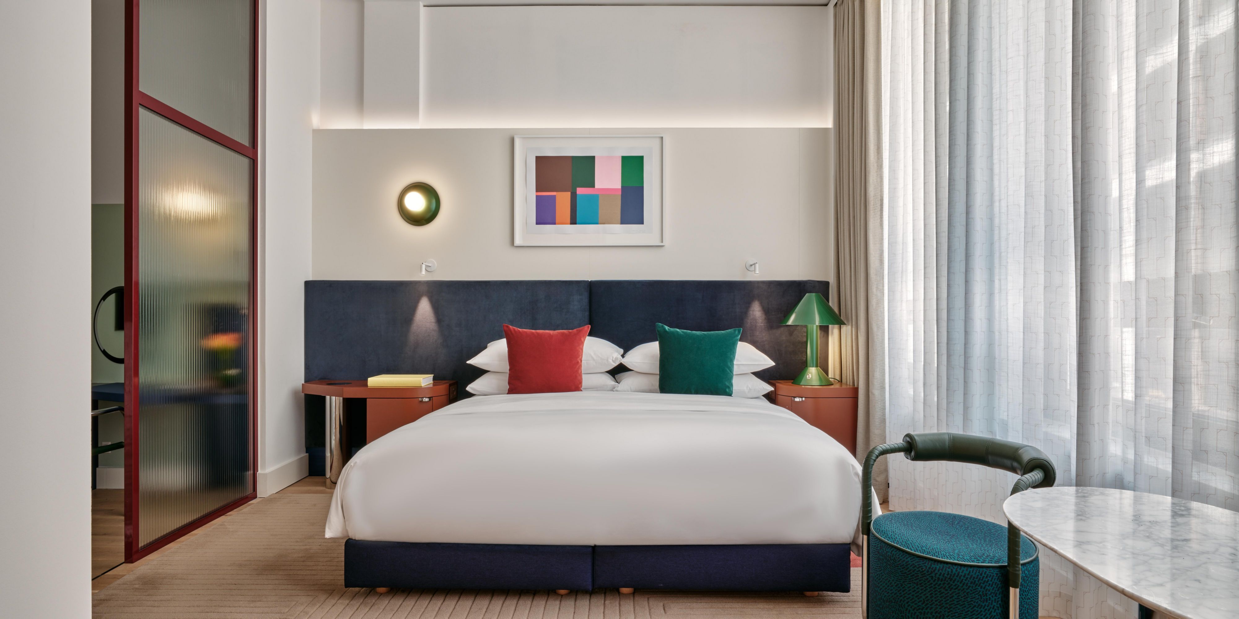 One Bedroom Suite with natural light and a calming colour palette.