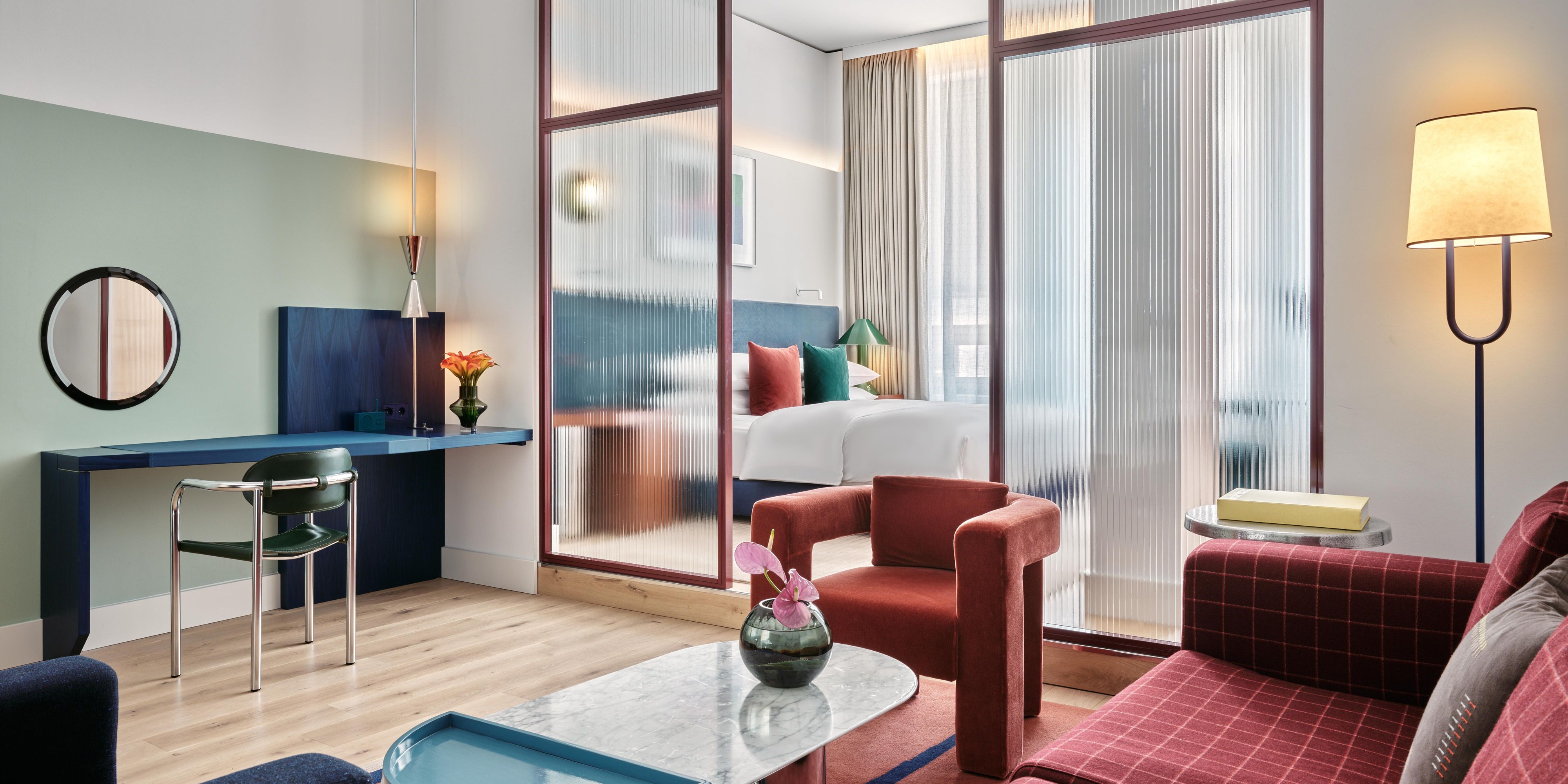 Unwind after your city adventure with modern and curated amenities