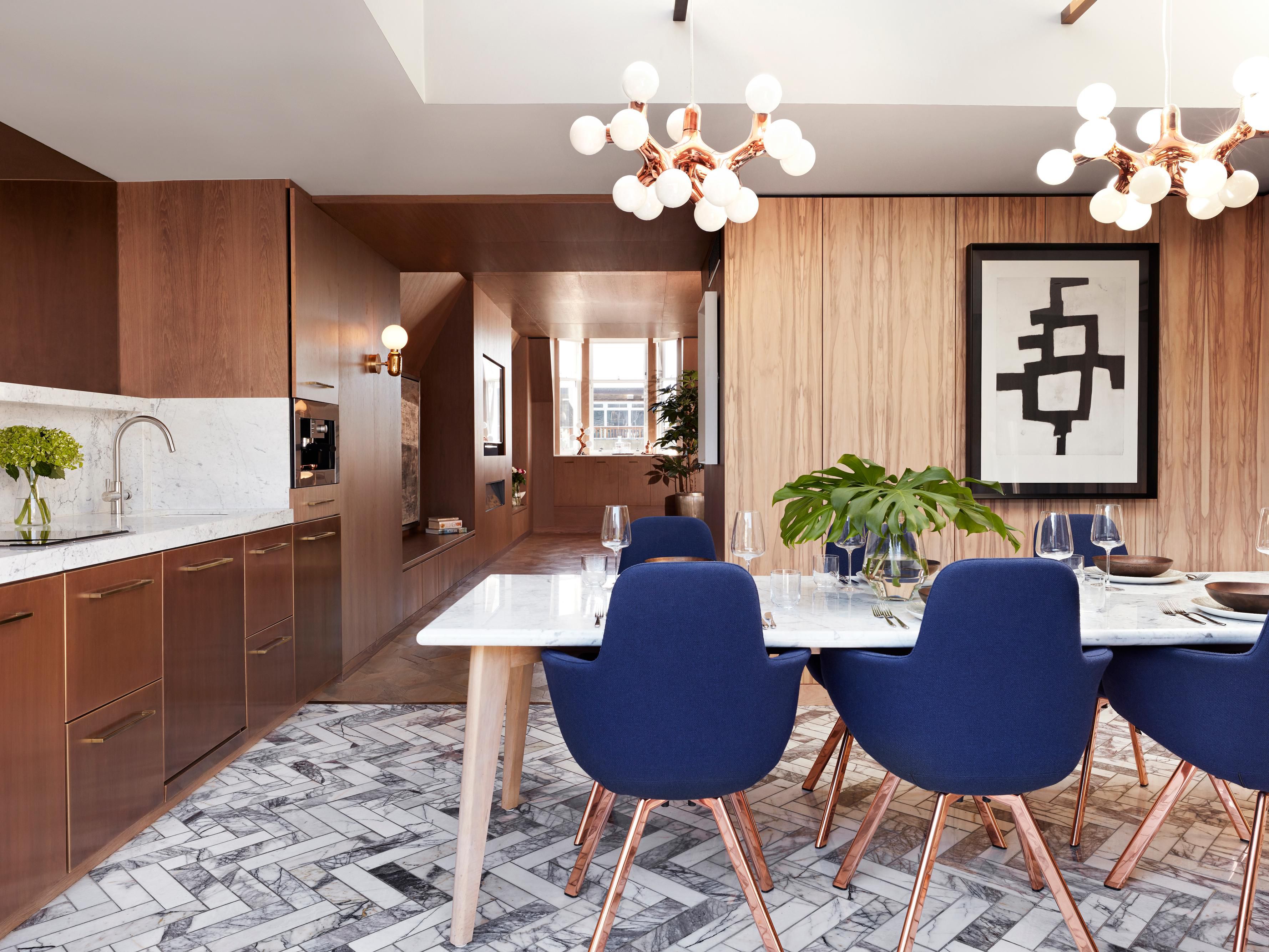 Penthouse dining area