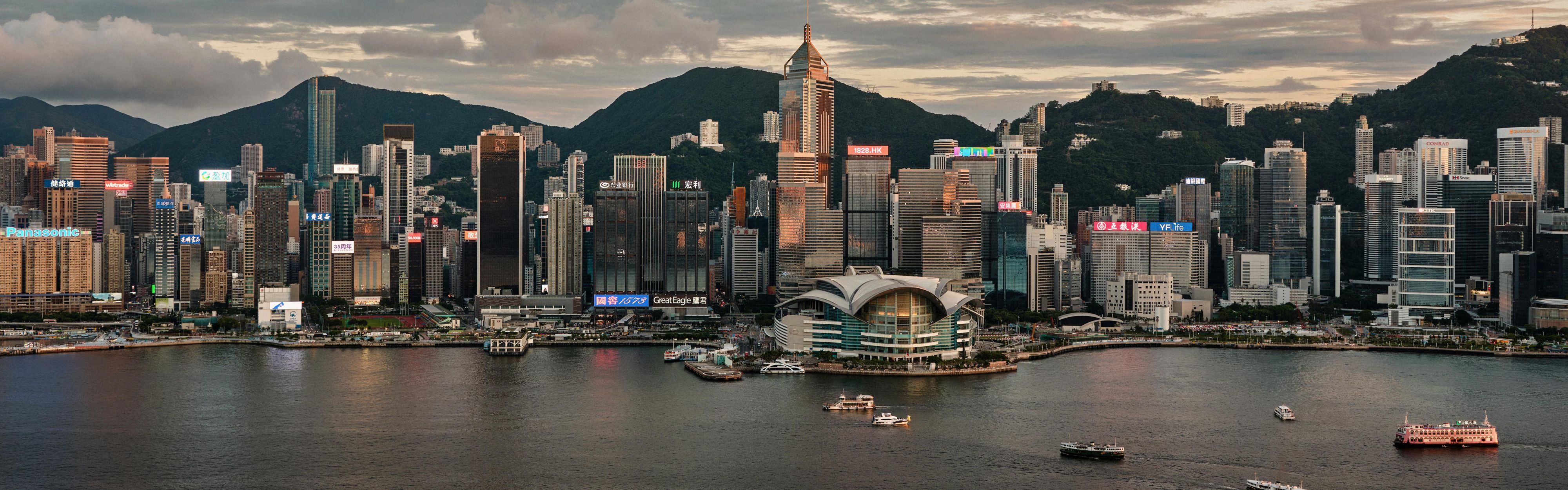 Blick auf den Victoria Harbour