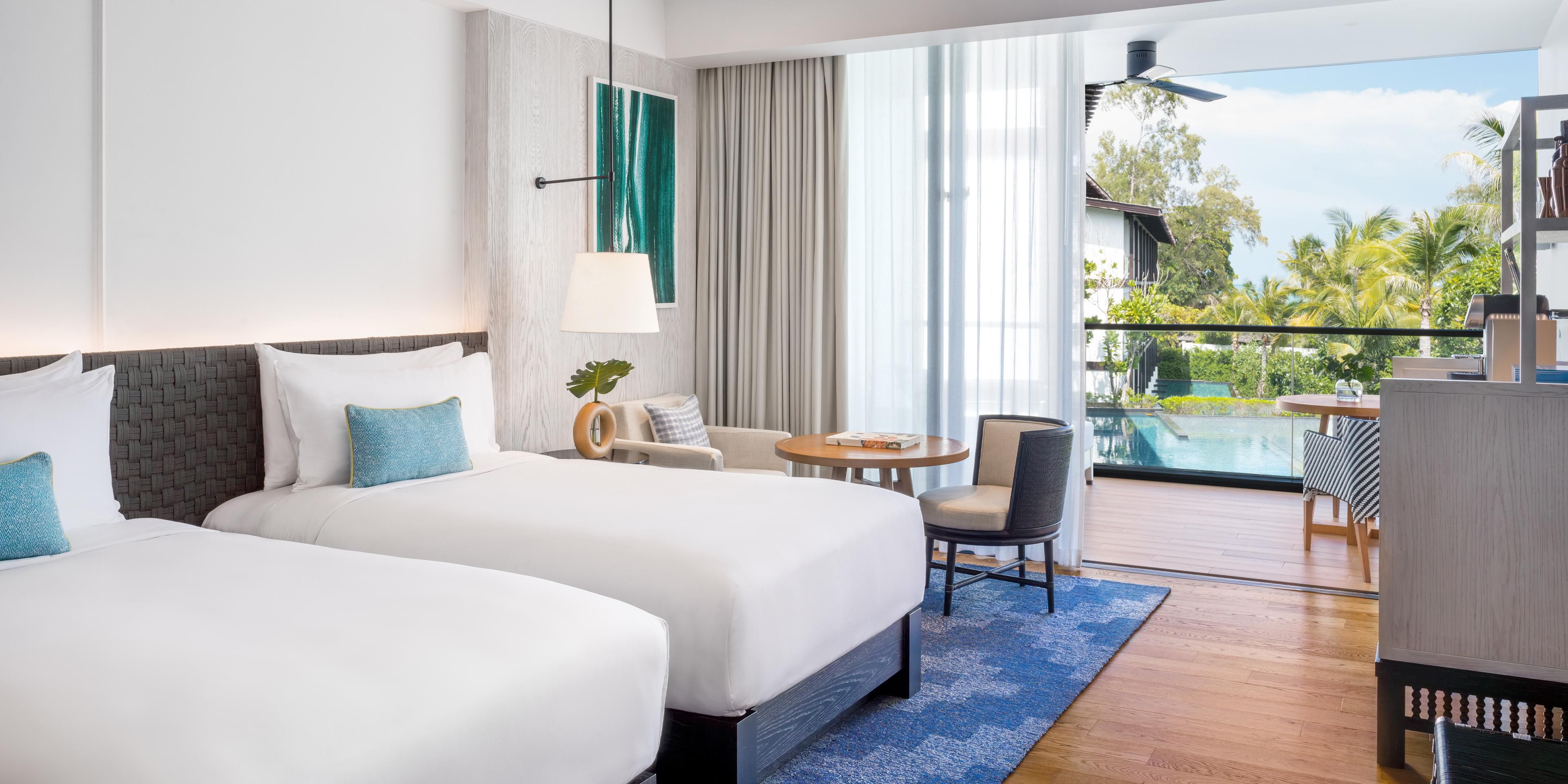 Essential Twin Bedroom overlooking the resort view
